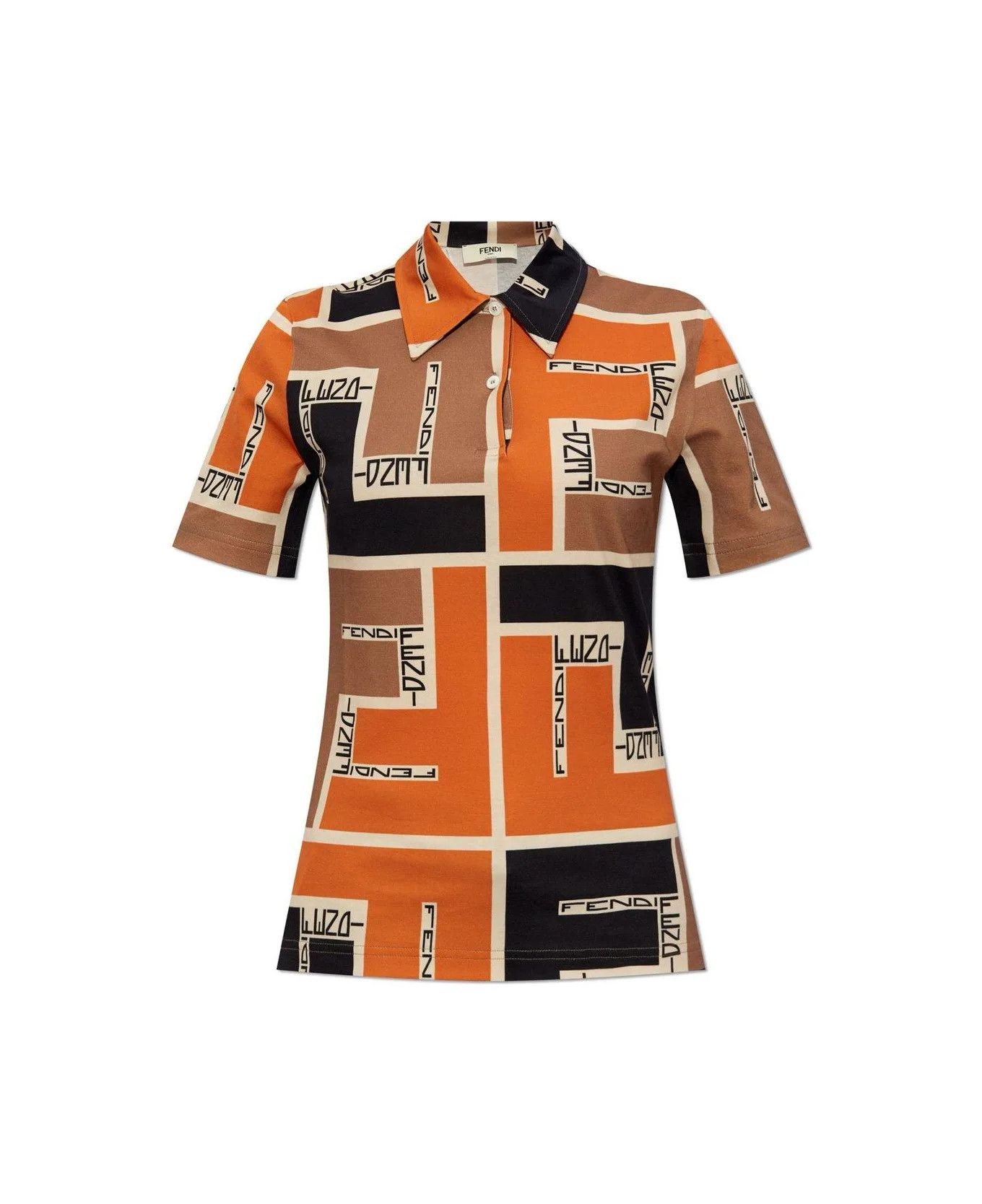 Fendi o1s1wg110226 T-Shirt in Multicolor Size S / US 4 / IT 40 - 1 Thumbnail