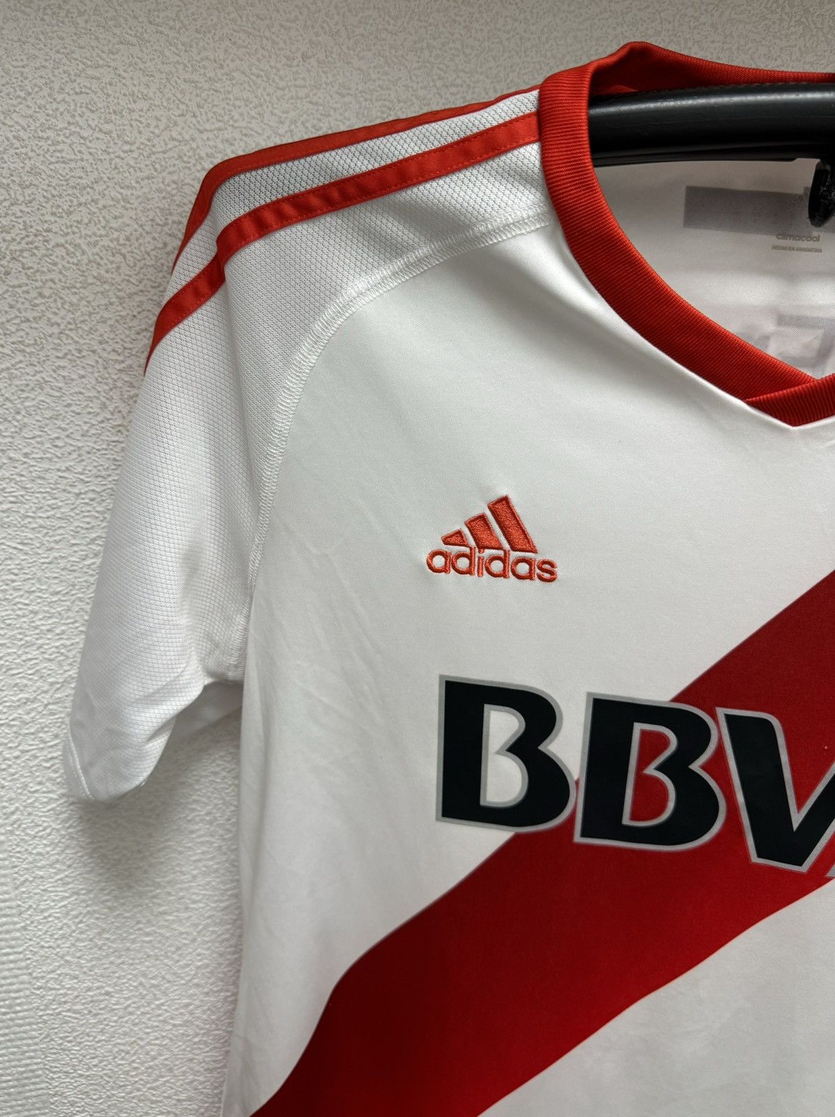 Adidas River plate Argentina adidas soccer jersey 2016/17 L sz Size US L / EU 52-54 / 3 - 2 Thumbnail