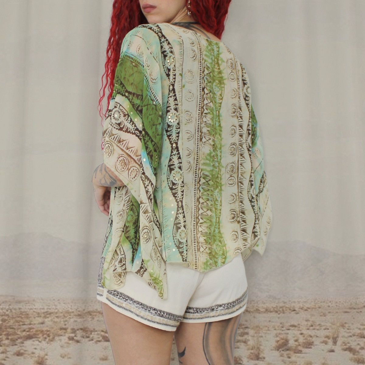 Other 🦜GREEN CAPE TOP🦜 Size M / US 6-8 / IT 42-44 - 3 Thumbnail