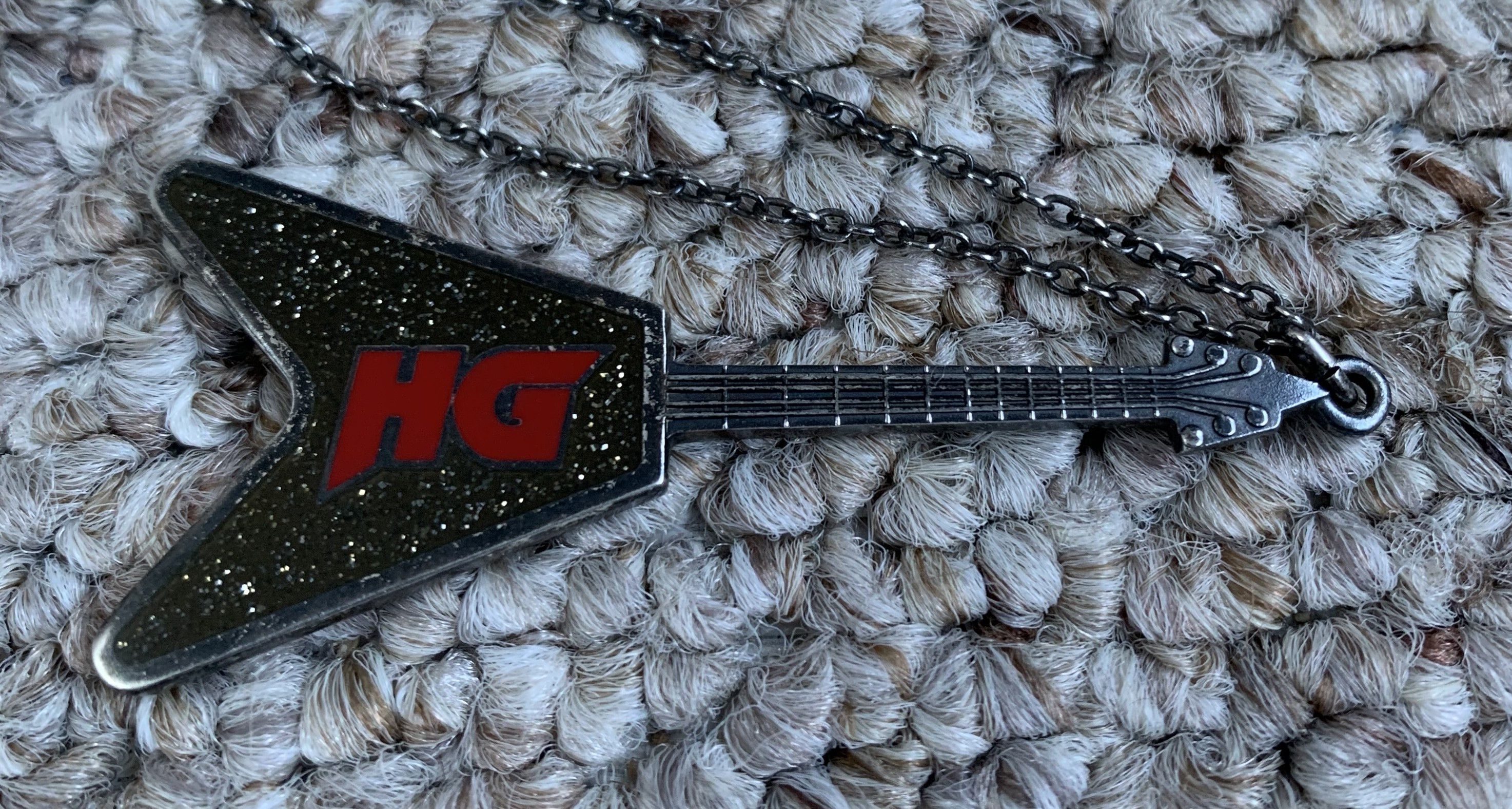 Hysteric Glamour Hysteric Glamour 1999 Sterling Silver Guitar Necklace Size ONE SIZE - 2 Thumbnail