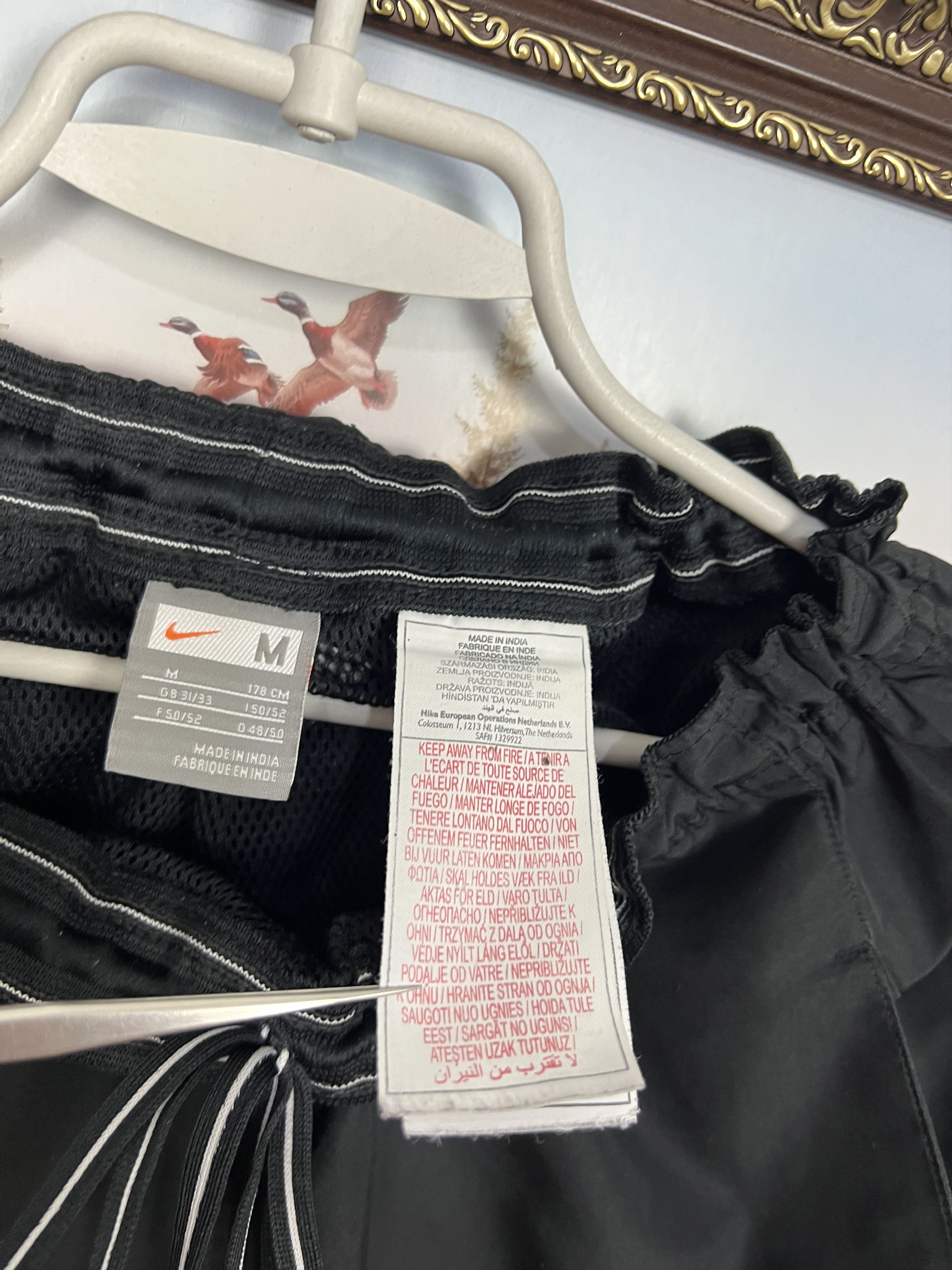 Nike Manchester United Football Pants Soccer Athletic Sweatpants Size US 32 / EU 48 - 7 Thumbnail