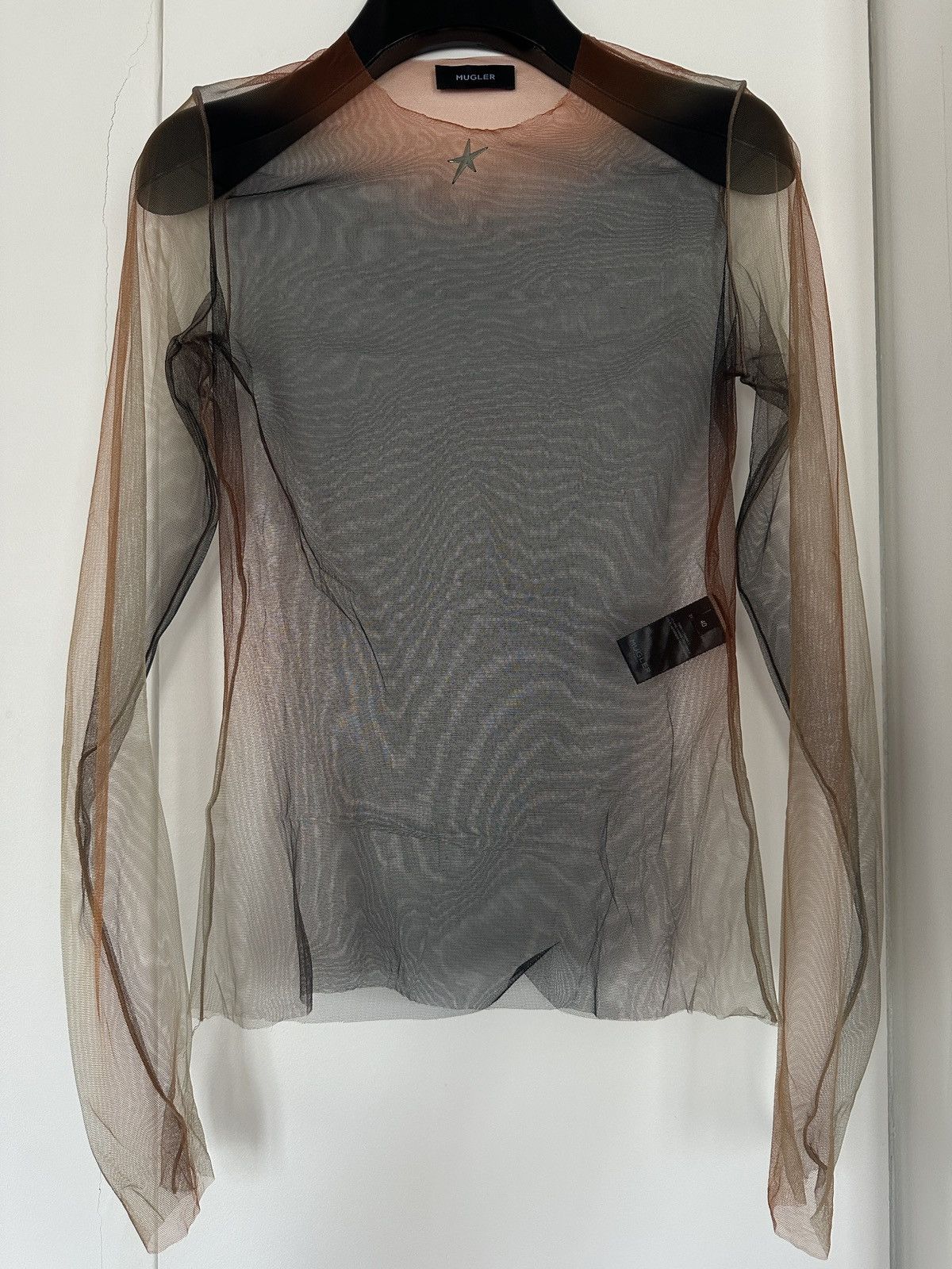 Mugler Mugler paris SS24 gradient longsleeve mesh top Size S / US 4 / IT 40 - 2 Thumbnail