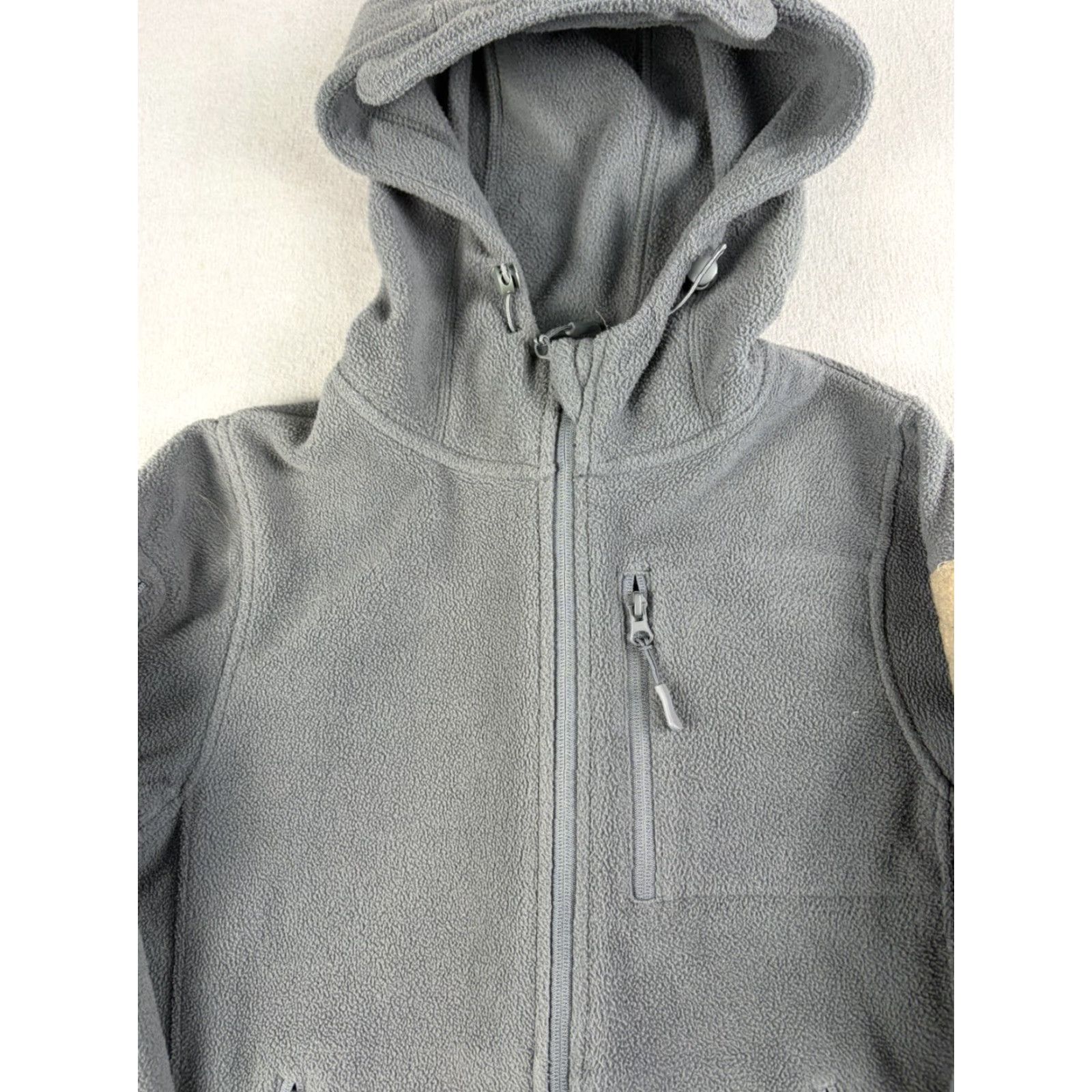 Vintage BAERSkin Hoodie Jacket Men S Gray Fleece Zip Pockets Full Zip Hooded Military Army Outdoor Tactical Size US S / EU 44-46 / 1 - 2 Thumbnail