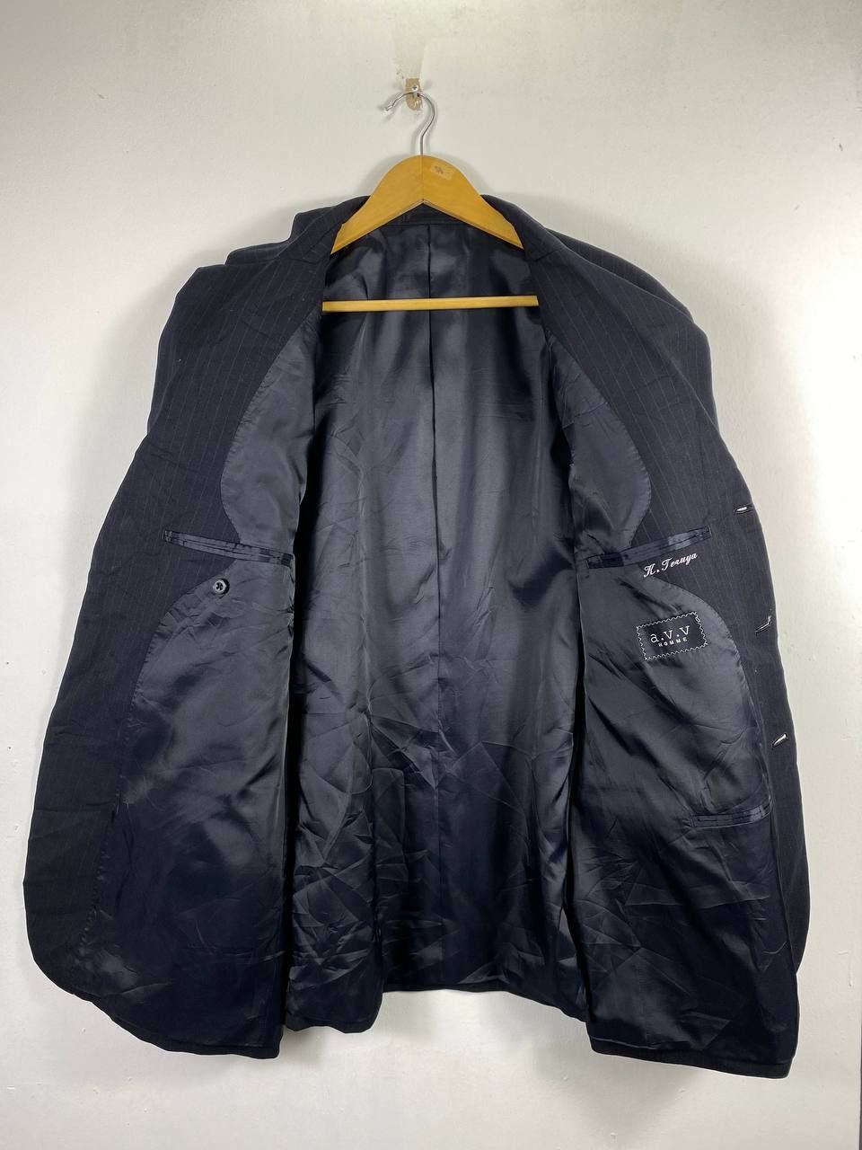Designer × Japanese Brand a.v.v homme wool blazer jacket nice design Size US XXL / EU 58 / 5 - 4 Thumbnail