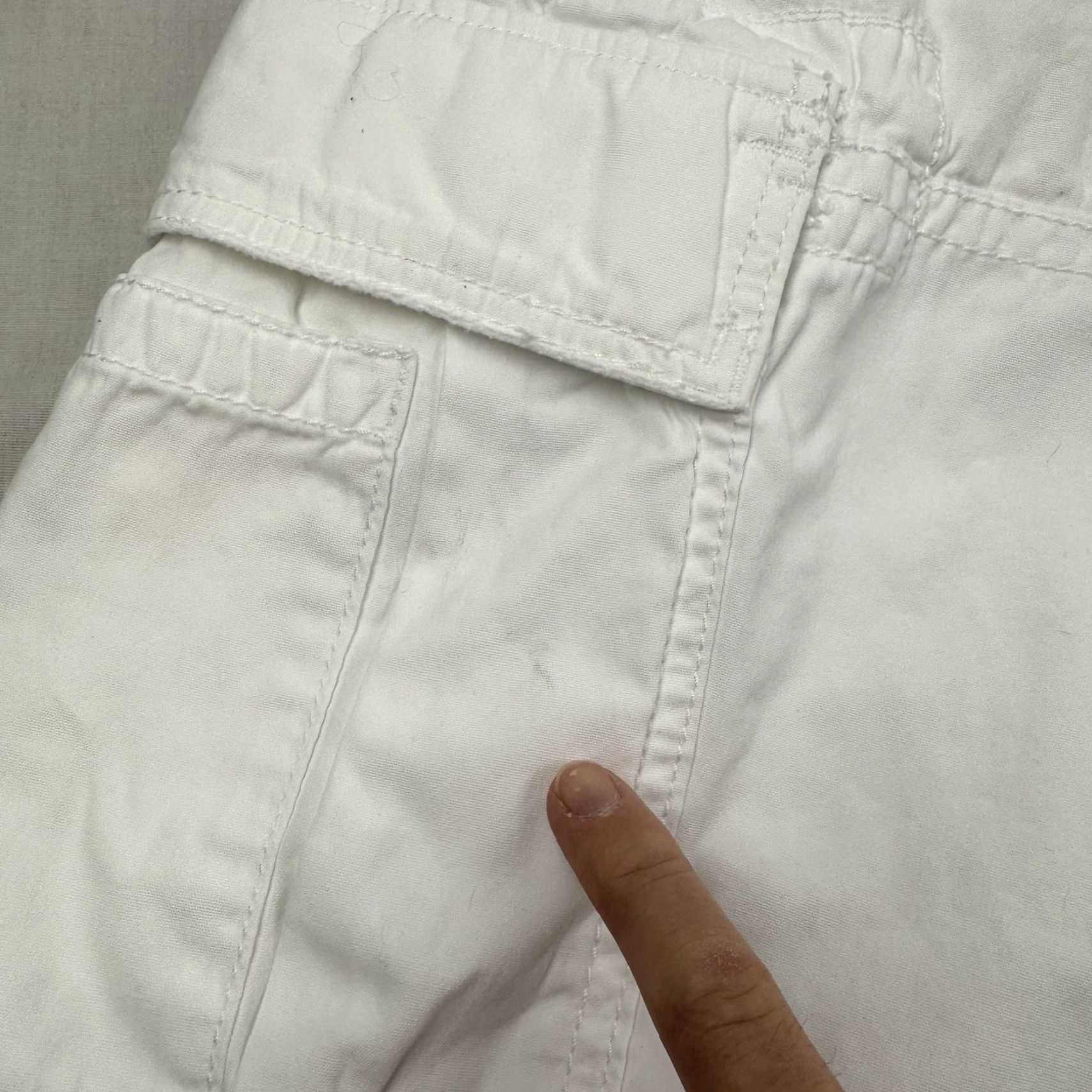 Polo Ralph Lauren VINTAGE Polo Ralph Lauren Cargo Pants Men's 34x32 White Relaxed Hipster 90s Army USA Pants Mens Size US S / EU 44-46 / 1 - 3 Thumbnail