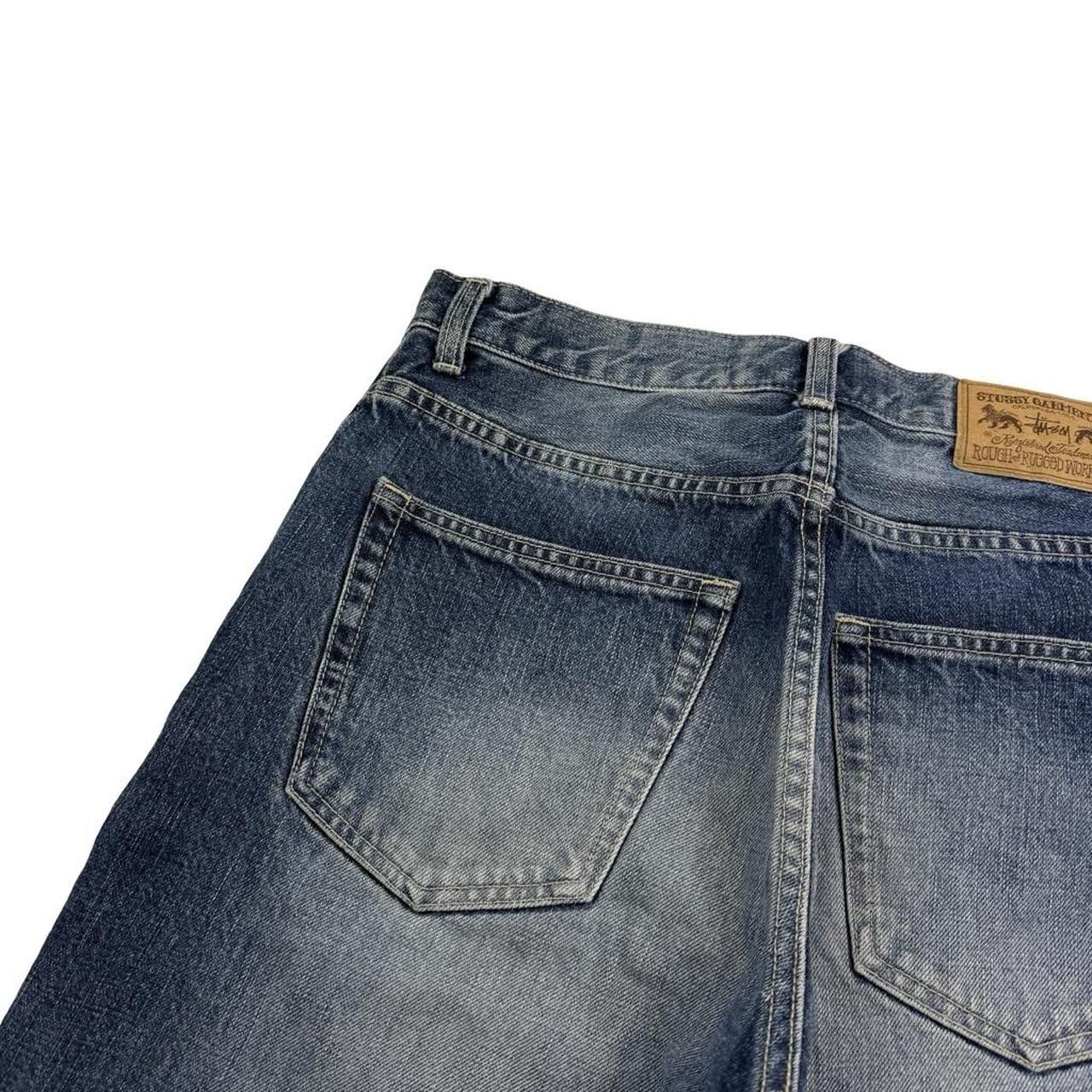 Stussy Vintage 2000s Stussy Denim Shorts / Jorts - Waist: 30” Size US 30 / EU 46 - 3 Thumbnail