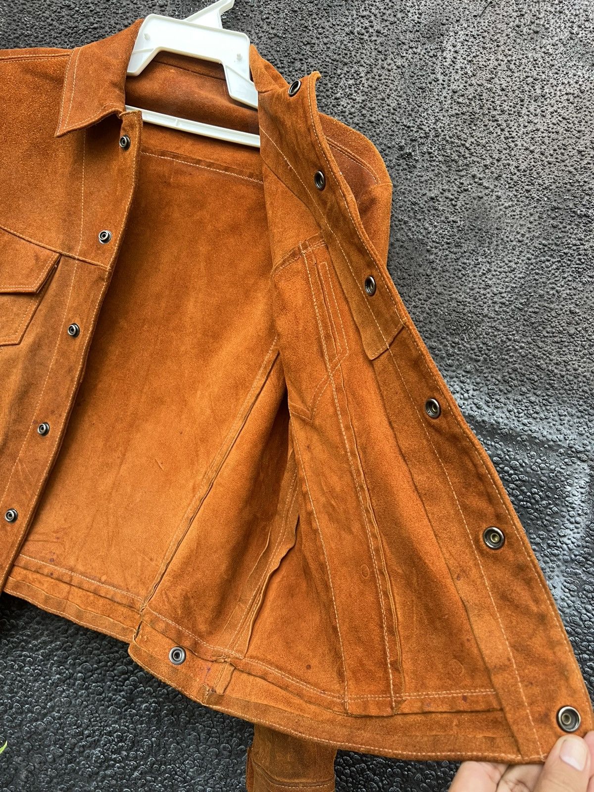 Other Vintage Lether Jacket B.S.H Button Size US S / EU 44-46 / 1 - 11 Thumbnail