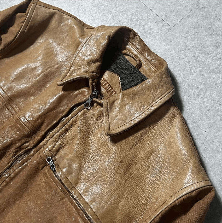 Boneville Leather Work Jacket Size US M / EU 48-50 / 2 - 2 Thumbnail