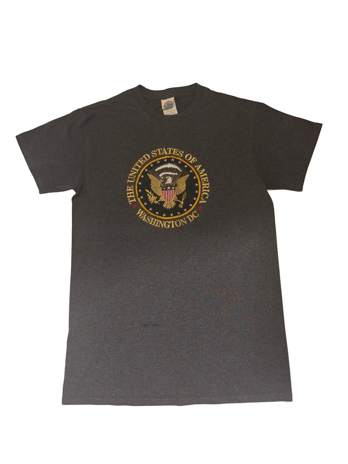 Delta Gray USA embroidered T.shirt.mt8540 Size US XXS / EU 40 - 10 Thumbnail