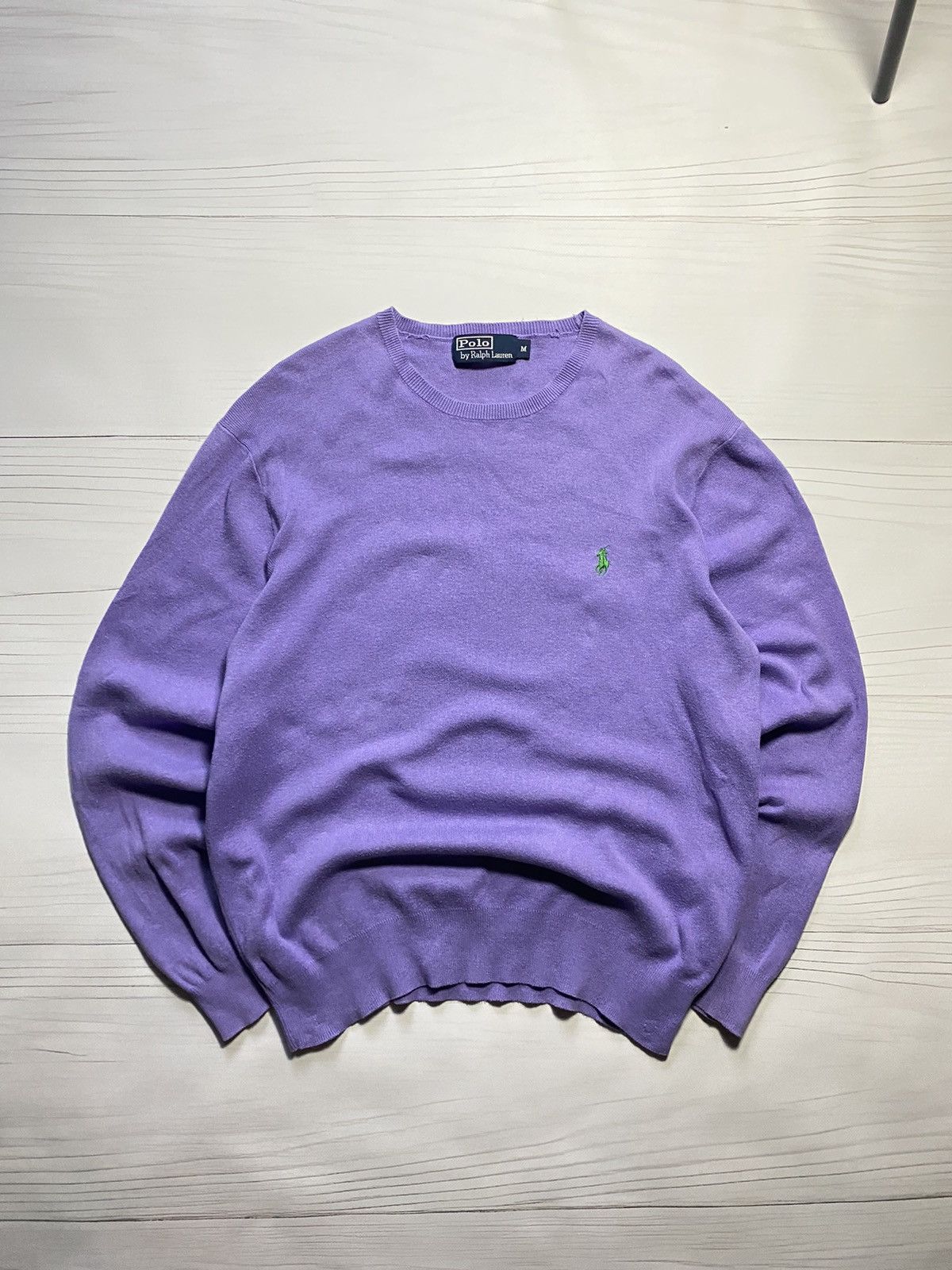 Polo Ralph Lauren Vintage Polo Ralph Lauren knit faded y2k sweater Size US M / EU 48-50 / 2 - 1 Thumbnail