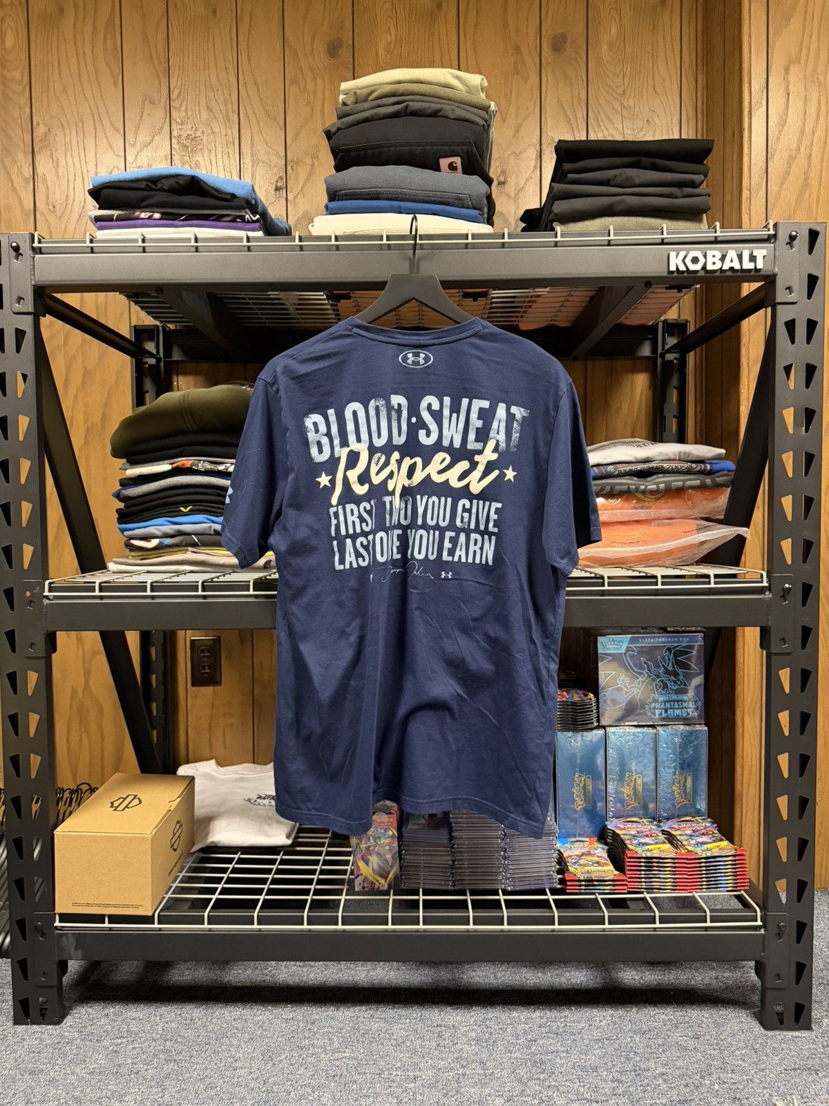 Under Armour Under Armour Dwayne Tee Blood Sweat Respect XL Project Rock Size US XL / EU 56 / 4 - 2 Thumbnail