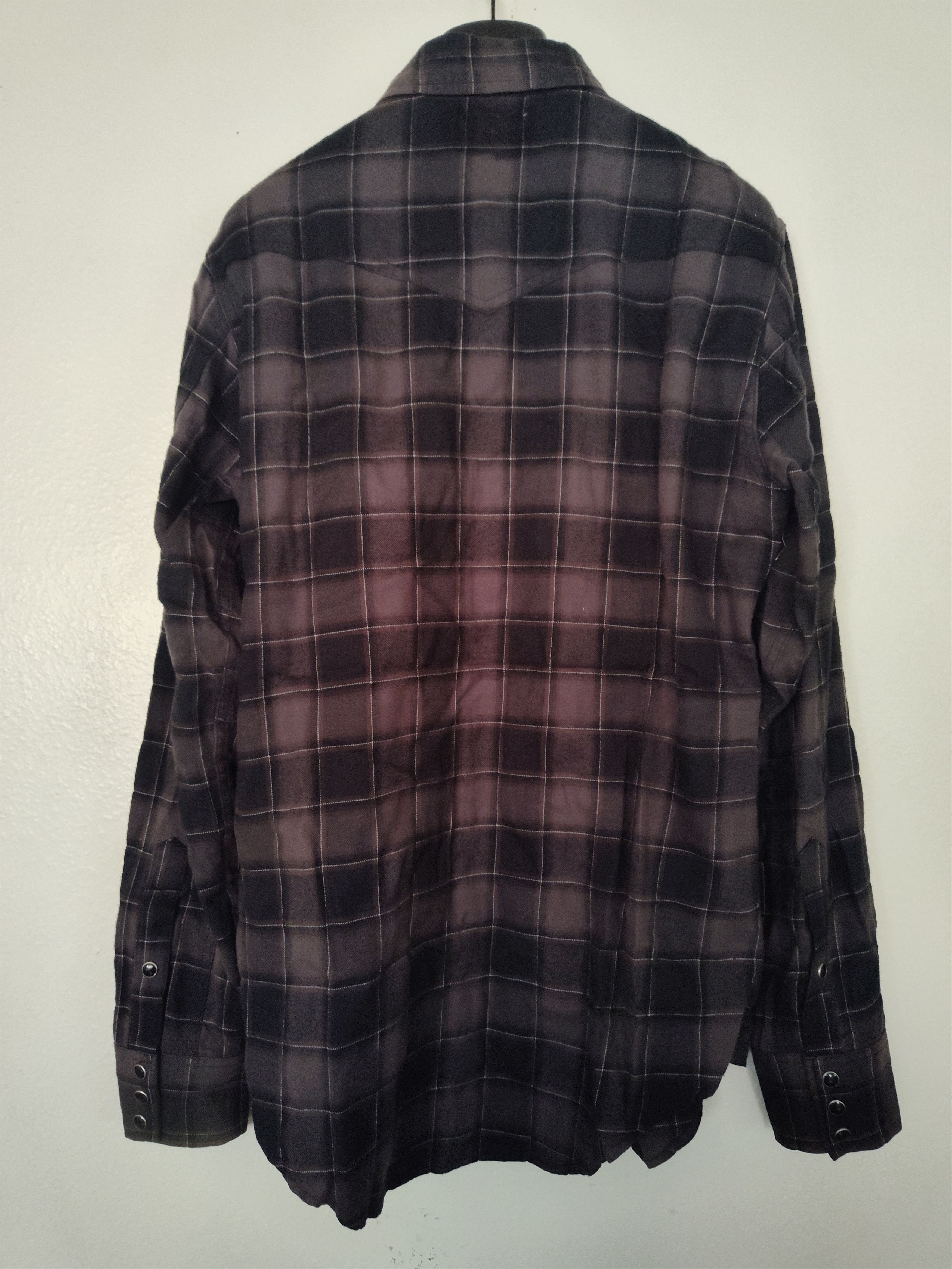 Saint Laurent Paris 2017 MIJ Western Plaid Size US S / EU 44-46 / 1 - 9 Thumbnail