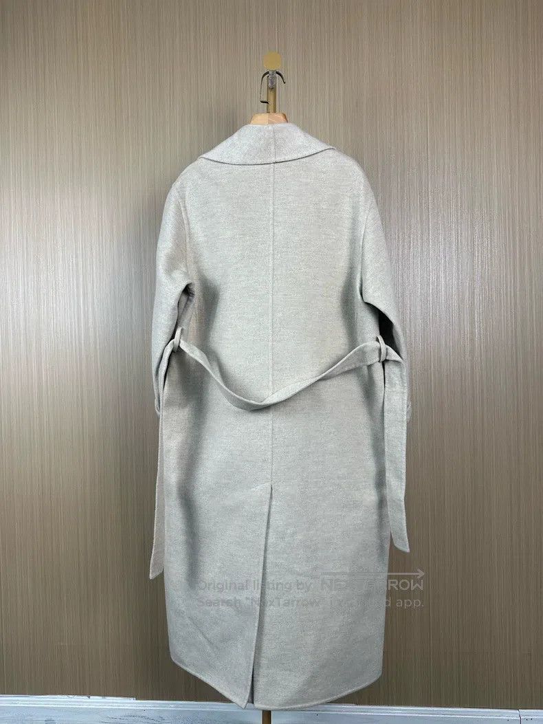Hermes Hermes Beige Cashmere Long Coat Size XXS / US 00 / IT 34 - 2 Thumbnail