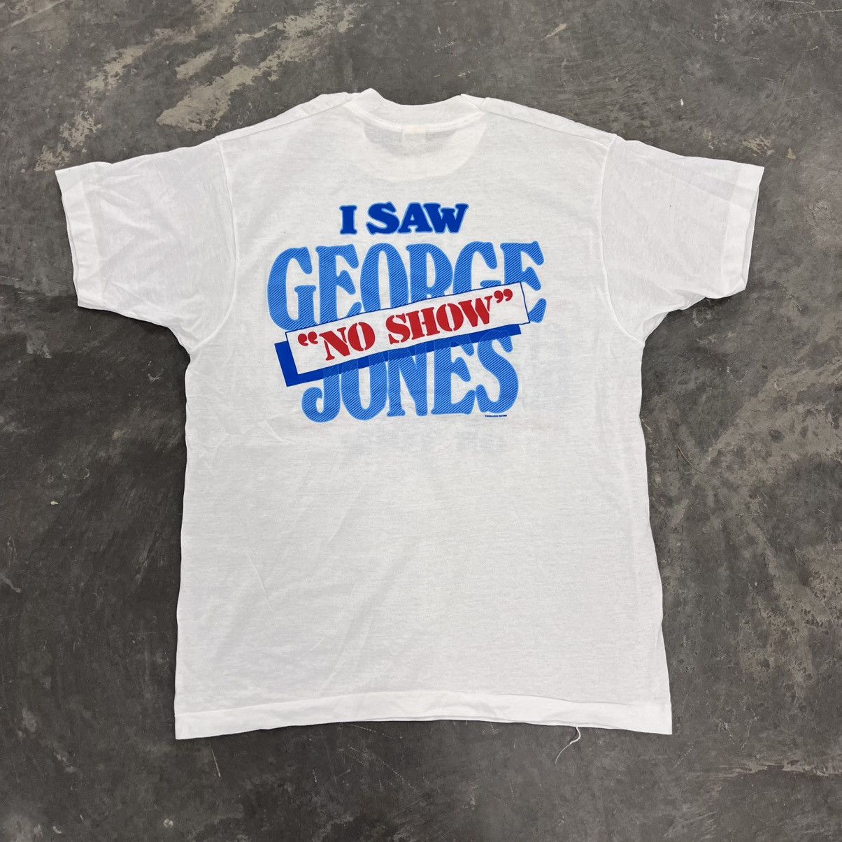 Vintage Vintage George Jones Country Music T shirt Global Concert Size US L / EU 52-54 / 3 - 8 Thumbnail