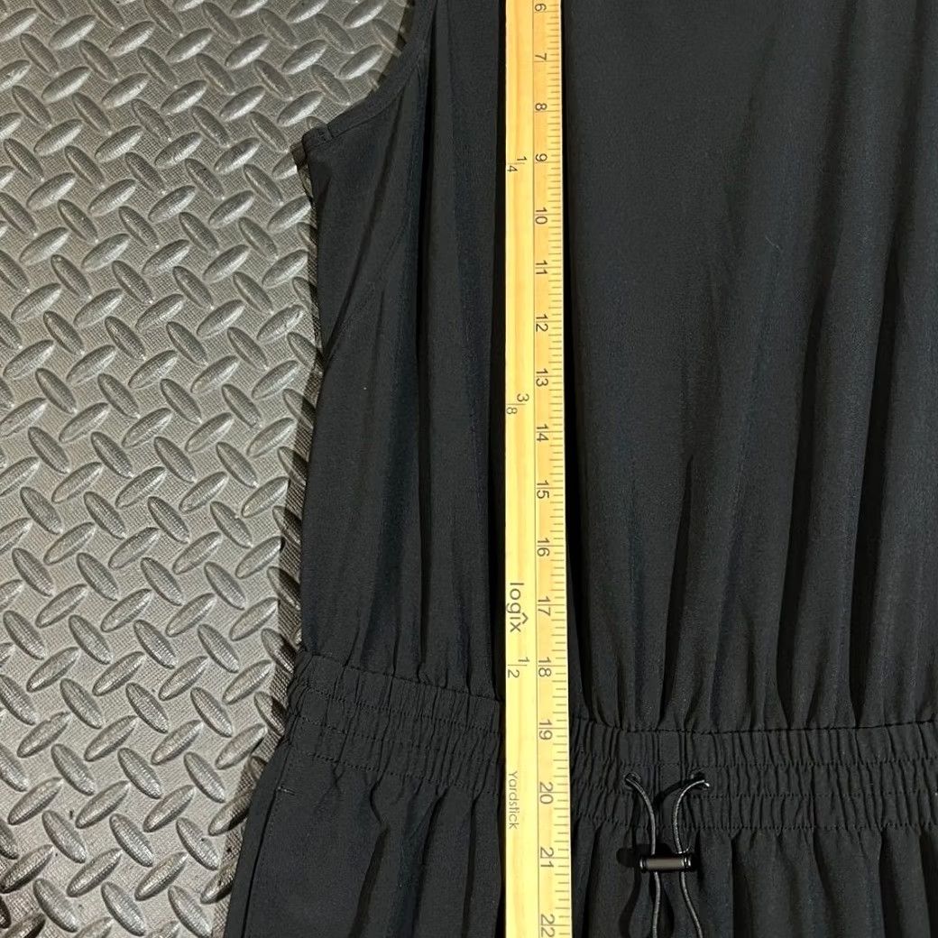 Athleta Athleta Black Jogger Sleeveless Jumpsuit Womens Size 0 Pants Active Athletic Casual Womens Size 25" / US 0 / IT 36 - 7 Thumbnail
