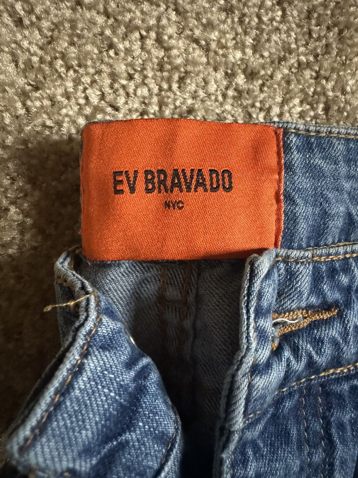 Ev Bravado × Who Decides War Indigo Thrasher Denim (2018) Size US 34 / EU 50 - 4 Thumbnail