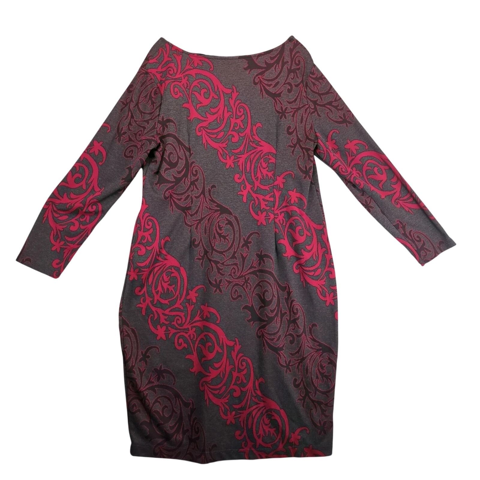 Other Cato Woman A-Line Knit Midi Dress Plus Size 22/24W Paisley Size 3XL / US 20-22 - 2 Thumbnail