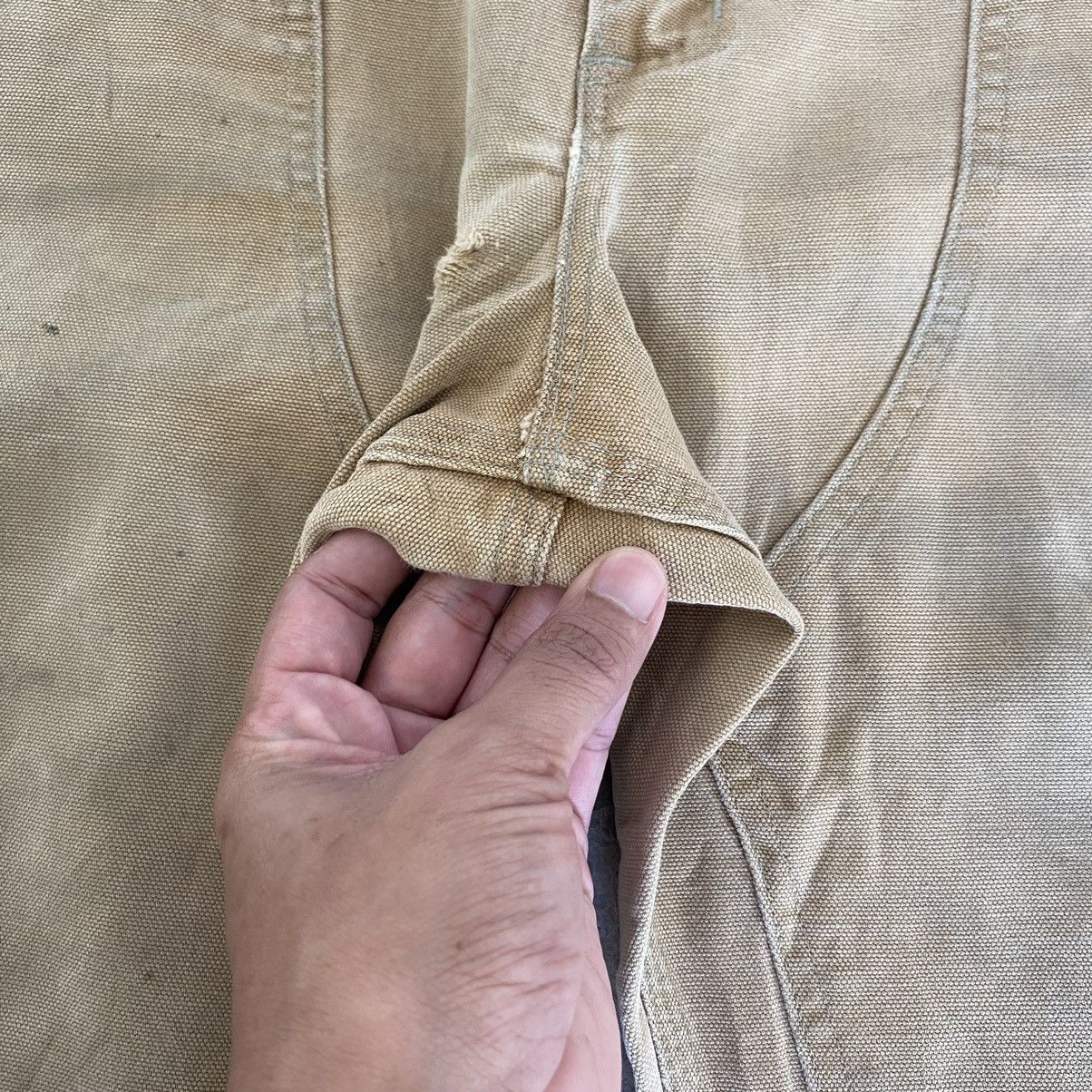 Carhartt VTG Carhartt Double Knee Faded Tan Dirty Carpenter Pants Size US 36 / EU 52 - 10 Thumbnail