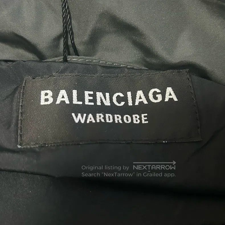 Balenciaga Balenciaga Black Double B Embroidered Oversized Down Jacke Size US S / EU 44-46 / 1 - 3 Thumbnail