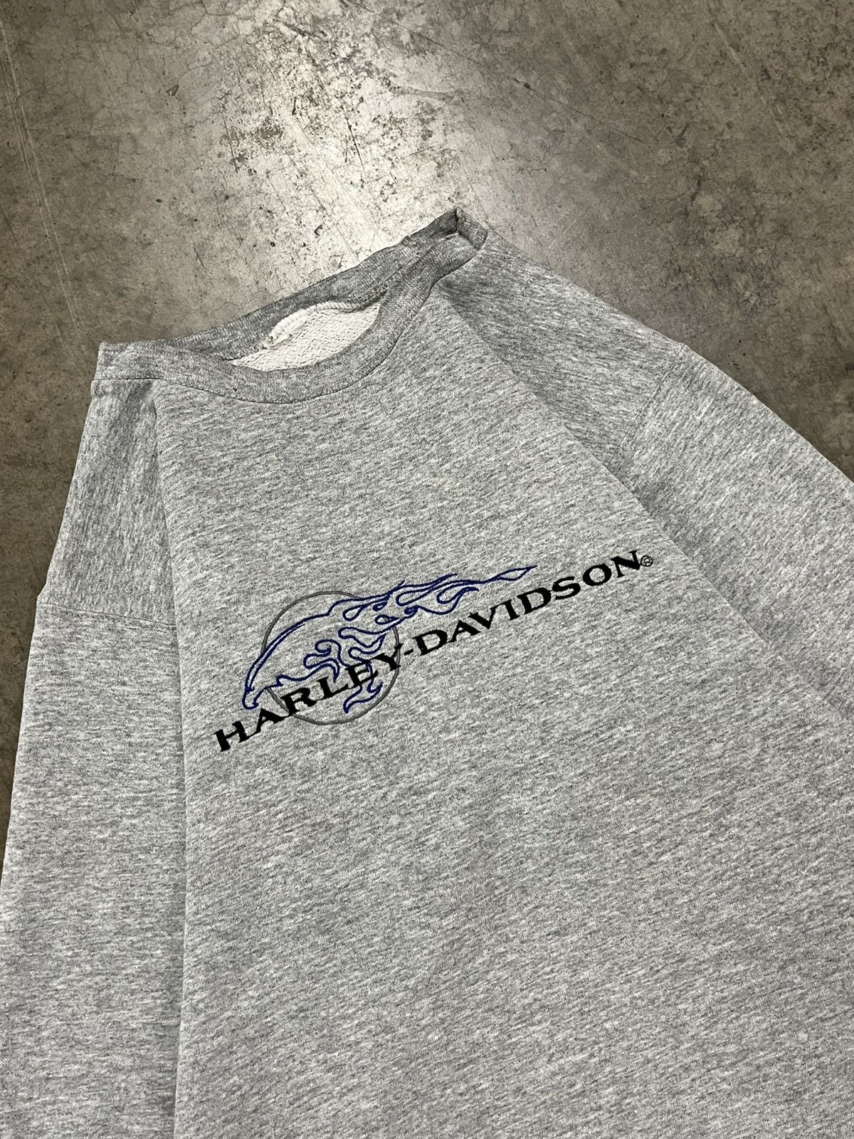 Harley Davidson × Vintage Harley Davidson vintage embroidered crewneck streetwear Size US M / EU 48-50 / 2 - 5 Thumbnail