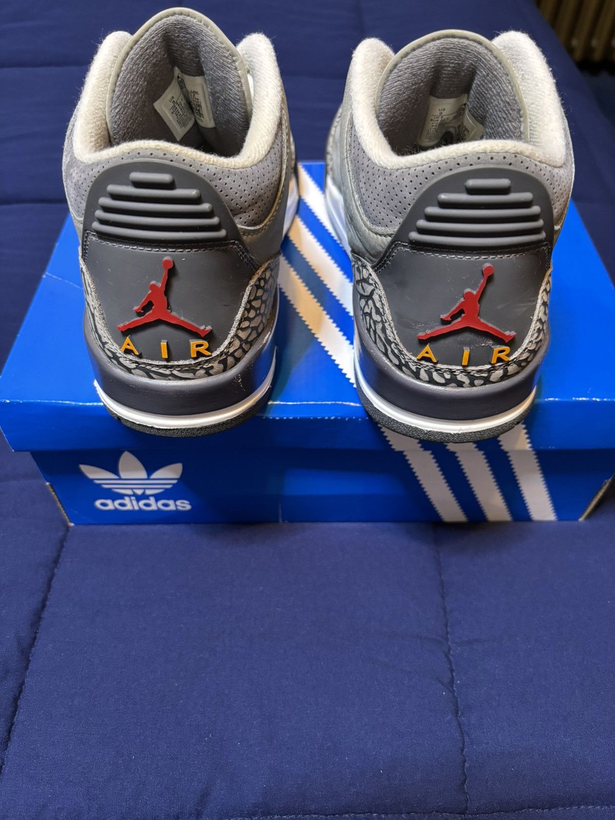 Jordan Brand Jordan 3 Retro Cool Grey 2021 Size 9 Size US 9 / EU 42 - 5 Thumbnail