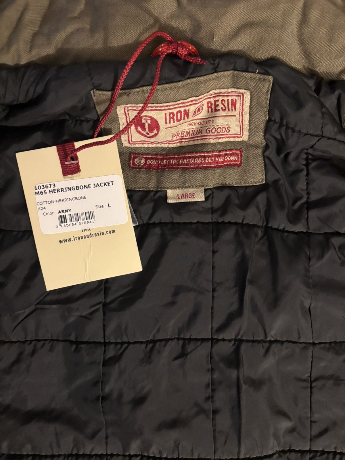 Other Iron and Resin M-65 Herringbone Field Jacket Size US L / EU 52-54 / 3 - 3 Thumbnail