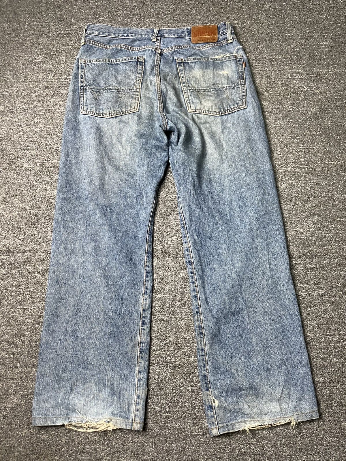 Edwin Vintage EDWIN Selvedge Distressed Jeans (83) Size US 32 / EU 48 - 9 Thumbnail