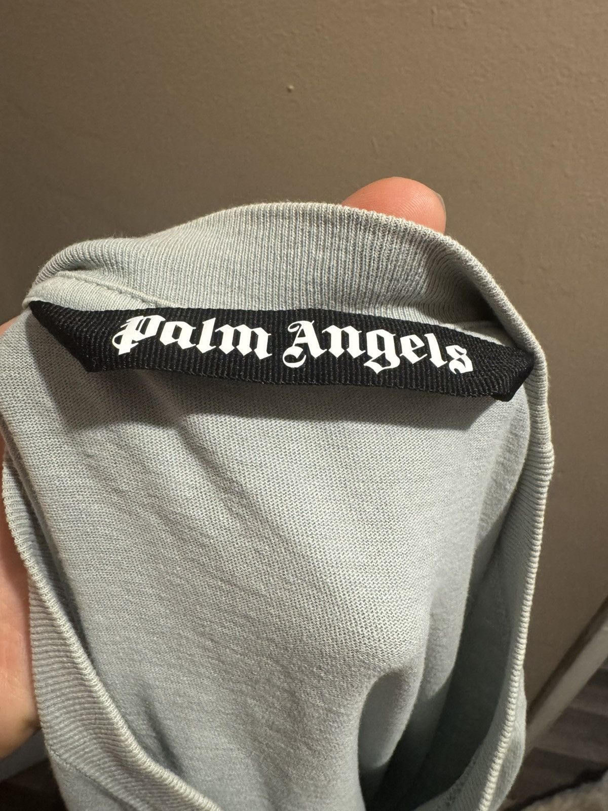 Palm Angels Palm Angels Blue Grey Tee Size US S / EU 44-46 / 1 - 7 Thumbnail