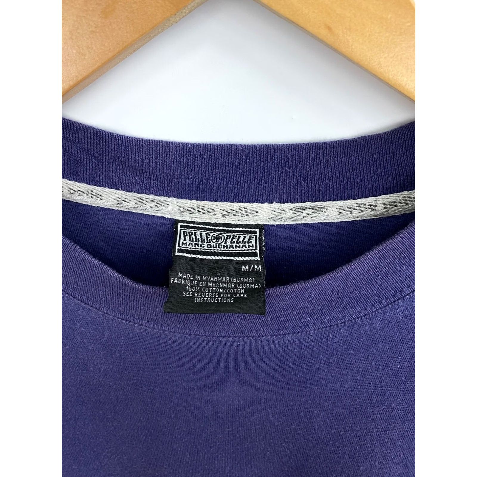 Pelle Pelle VINTAGE Pelle Pelle Marc Buchanan Longsleeve Surf Skat Shirt M blue 90s Mens Size US M / EU 48-50 / 2 - 5 Thumbnail