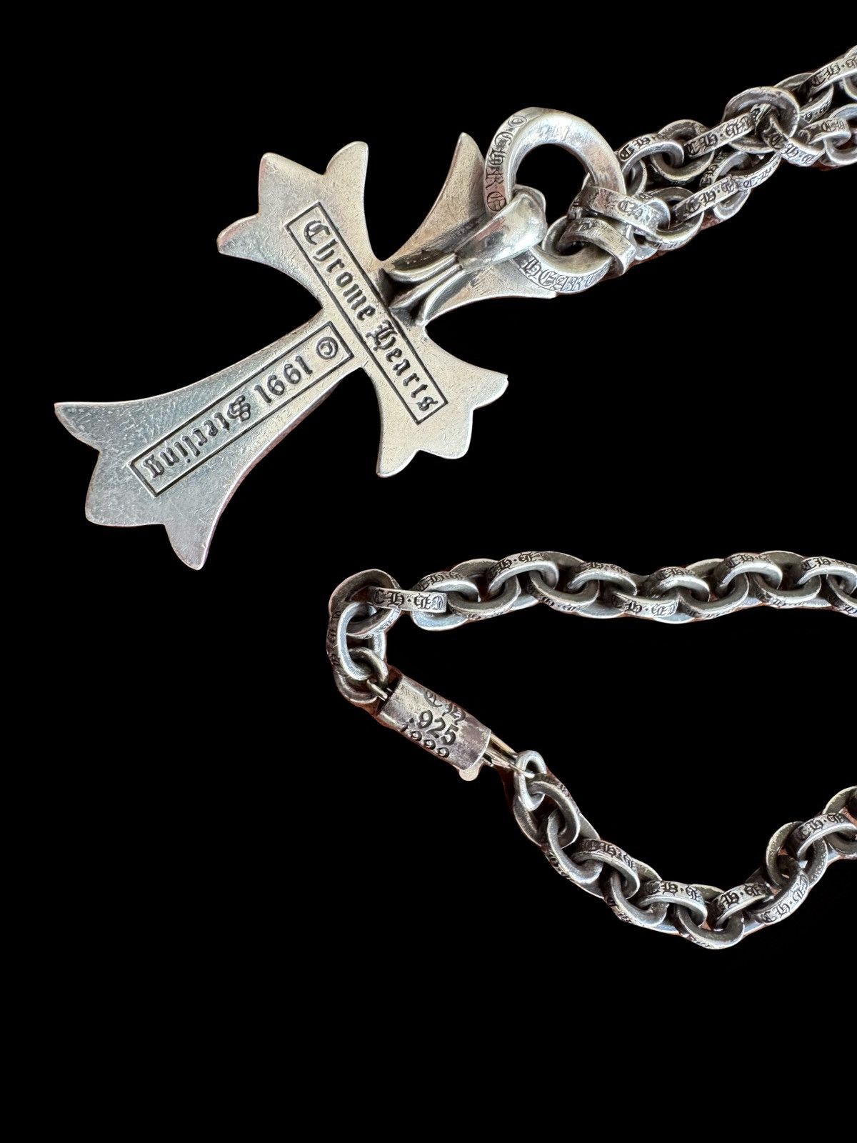 Chrome Hearts Chrome Hearts 24 inch paper chain Cross Pendant Size ONE SIZE - 4 Thumbnail