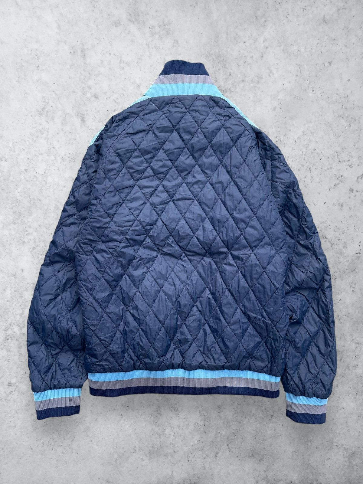 Adidas × Vintage 🔥Vintage Adidas Men's Quilted Jacket Size US L / EU 52-54 / 3 - 3 Thumbnail