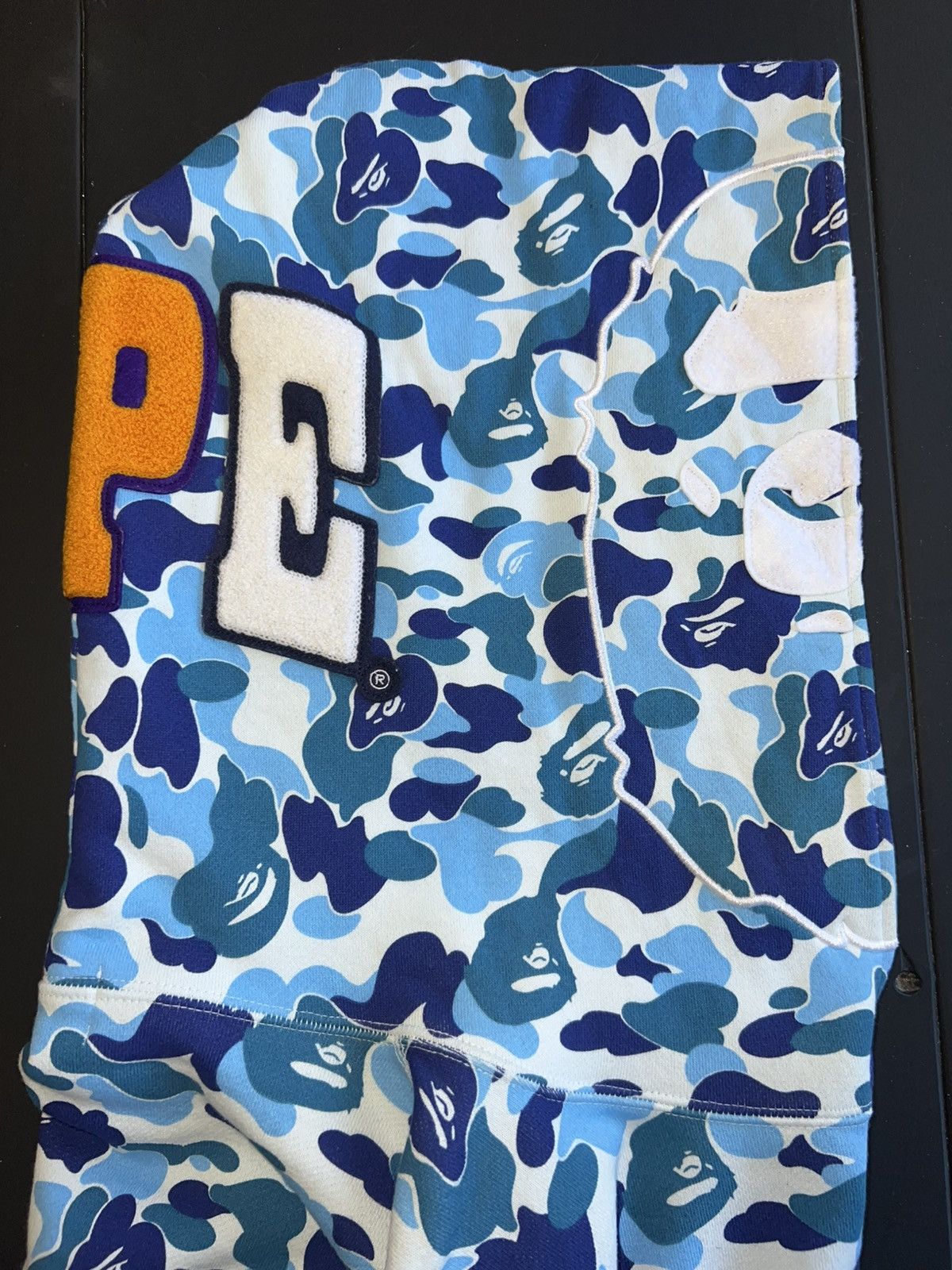 Bape Bape Blue ABC Camo 2nd Ape Pullover Hoodie🥶 Size US L / EU 52-54 / 3 - 4 Thumbnail