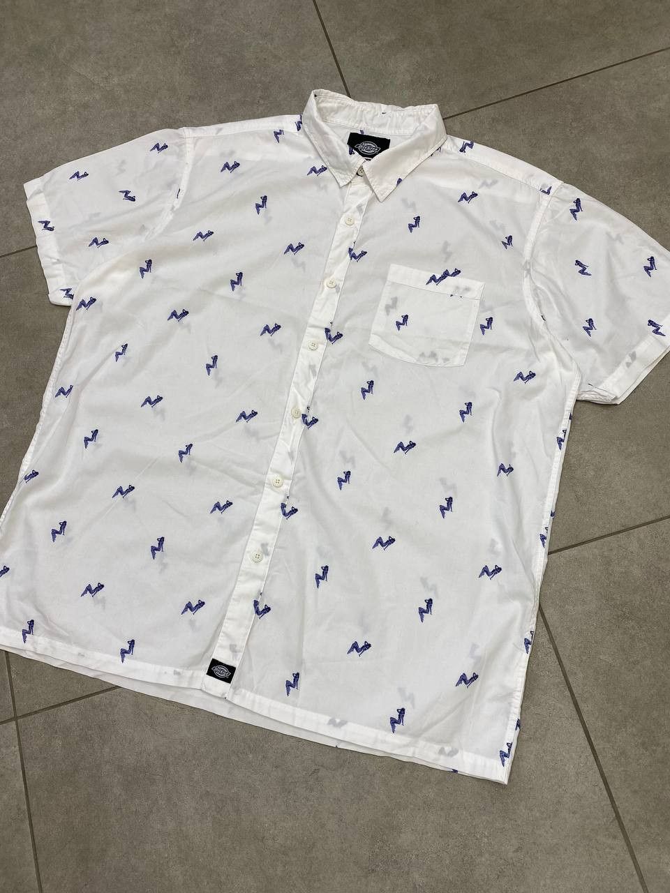 Dickies Vintage Dickies Girls Monogram Print Short Sleeve Shirt Size US XXL / EU 58 / 5 - 4 Thumbnail