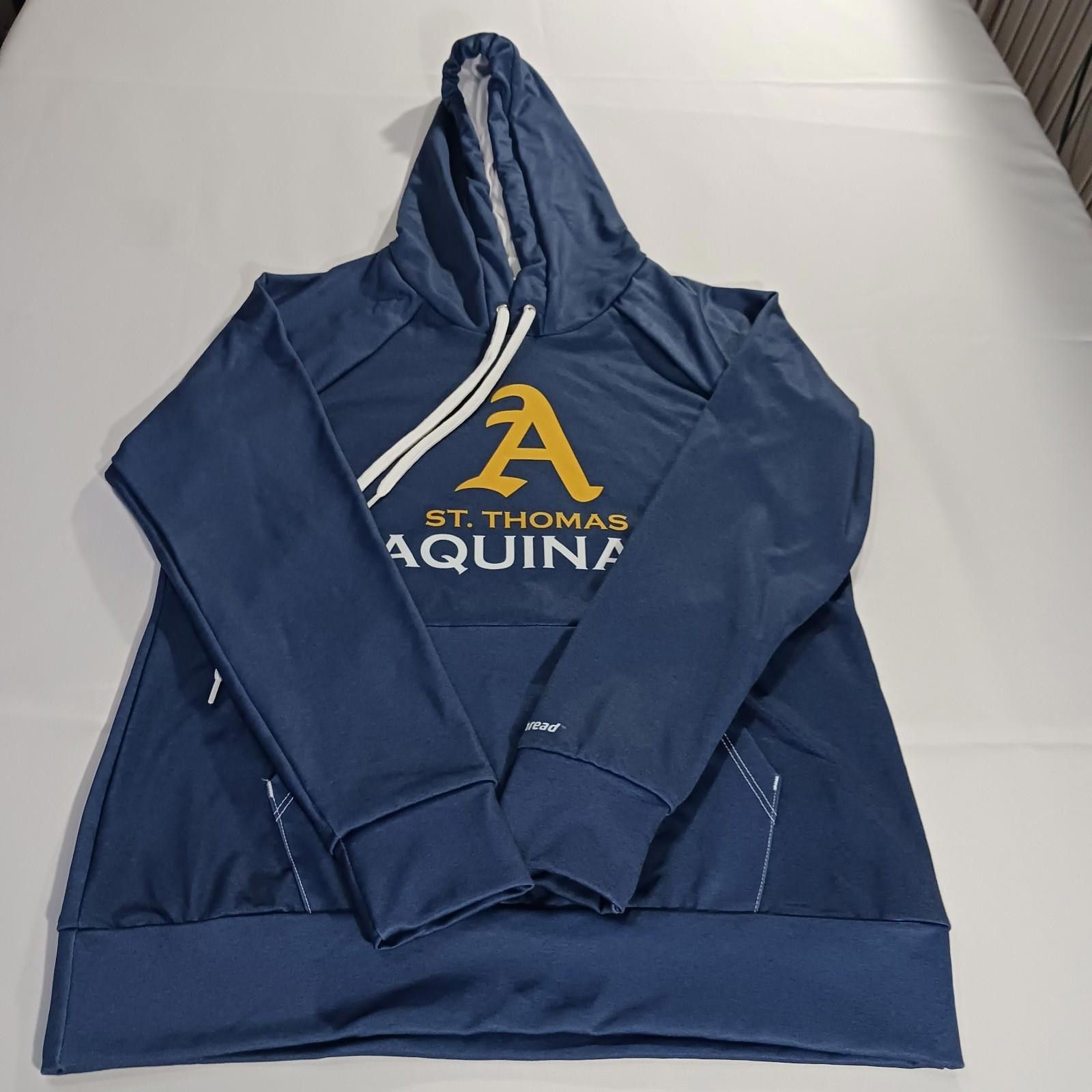 Designer Fanthread St. Thomas Aquinas Men's Blue Hoodie Sweatshirt M Size M / US 6-8 / IT 42-44 - 12 Thumbnail