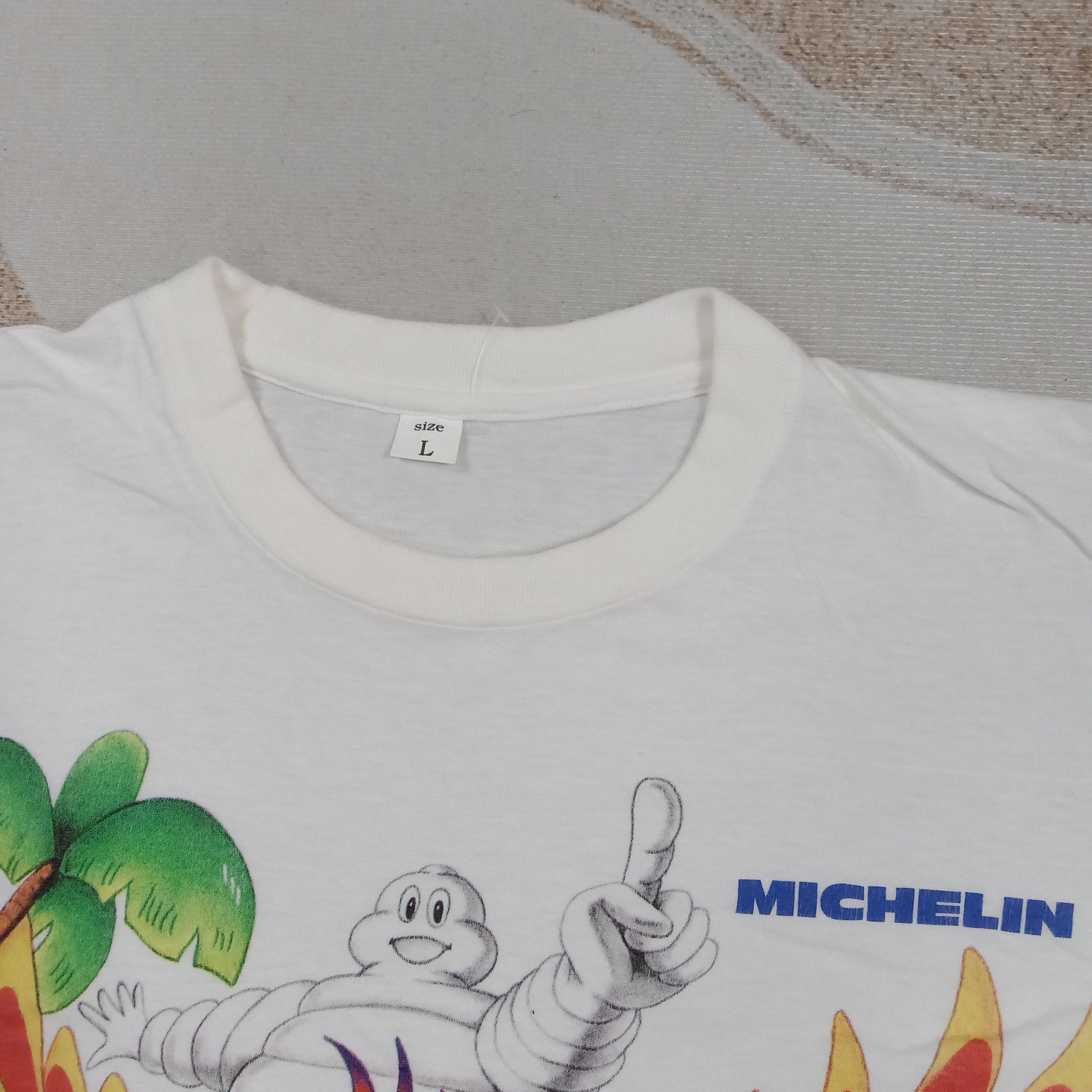 Vintage 90's Michelin Tyre Man Nature Graphic Tshirt C285N61 Size US L / EU 52-54 / 3 - 3 Thumbnail