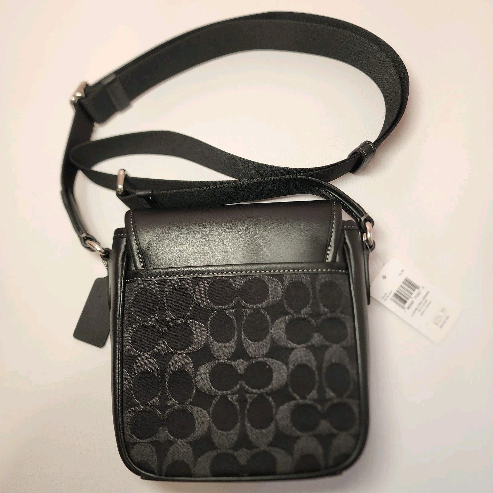 Coach NWT Coach CAJ32 Lucas Crossbody Black Denim Size ONE SIZE - 4 Thumbnail