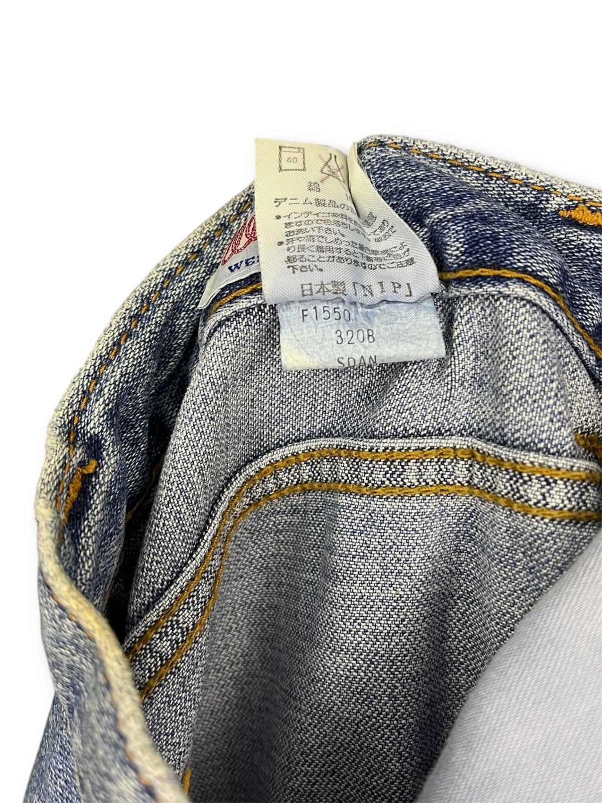 Wrangler Wrangler Japan Western Style Lady Denim Jeans Vintage Slim Size US 28 / EU 44 - 10 Thumbnail
