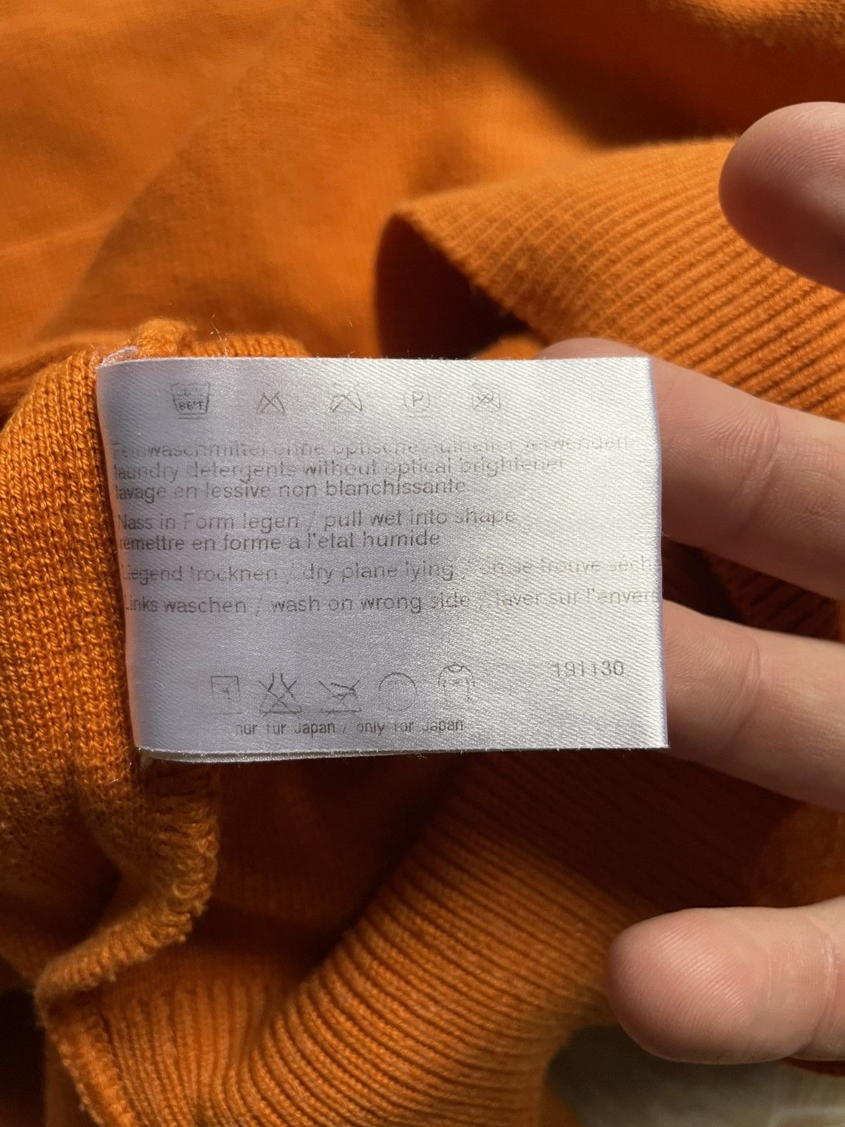Carlo Colucci × Japanese Brand Vintage Italy Designer Carlo Colucci Knitted Sweater Orange Size US XL / EU 56 / 4 - 11 Thumbnail