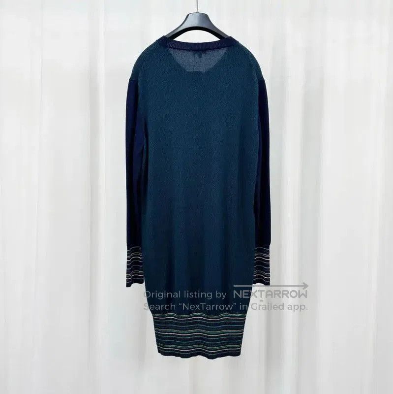 Kenzo KENZO Long Sleeve Embroidered Sweater in Blue Green . Size L / US 10 / IT 46 - 2 Thumbnail