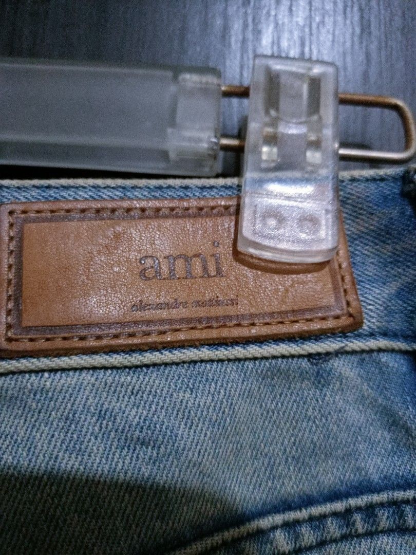 AMI Ami Alexandre Mattiussi Distressed Slim Jeans Size US 34 / EU 50 - 9 Thumbnail
