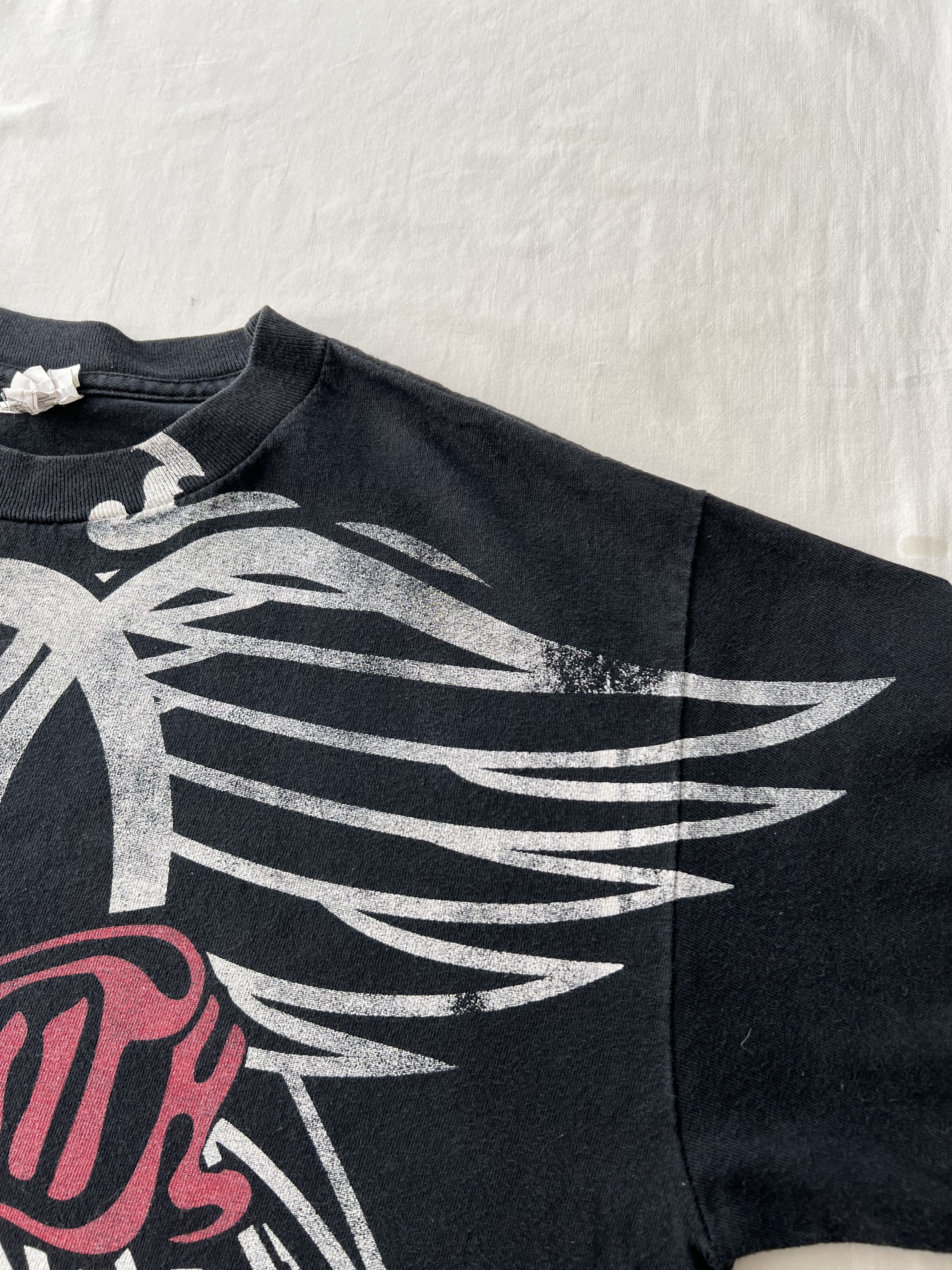 Band Tees Vintage 2009 Aerosmith World Tour AOP Black T-shirt Size US M / EU 48-50 / 2 - 8 Thumbnail