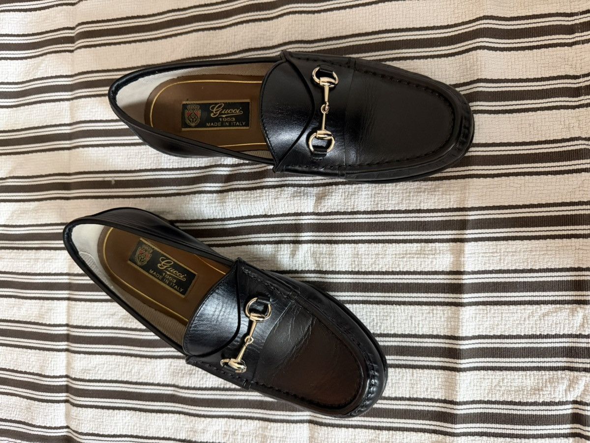 Gucci Gucci 1953 Horsebit Loafers (Black / Womens 36) Size US 6 / IT 36 - 2 Thumbnail