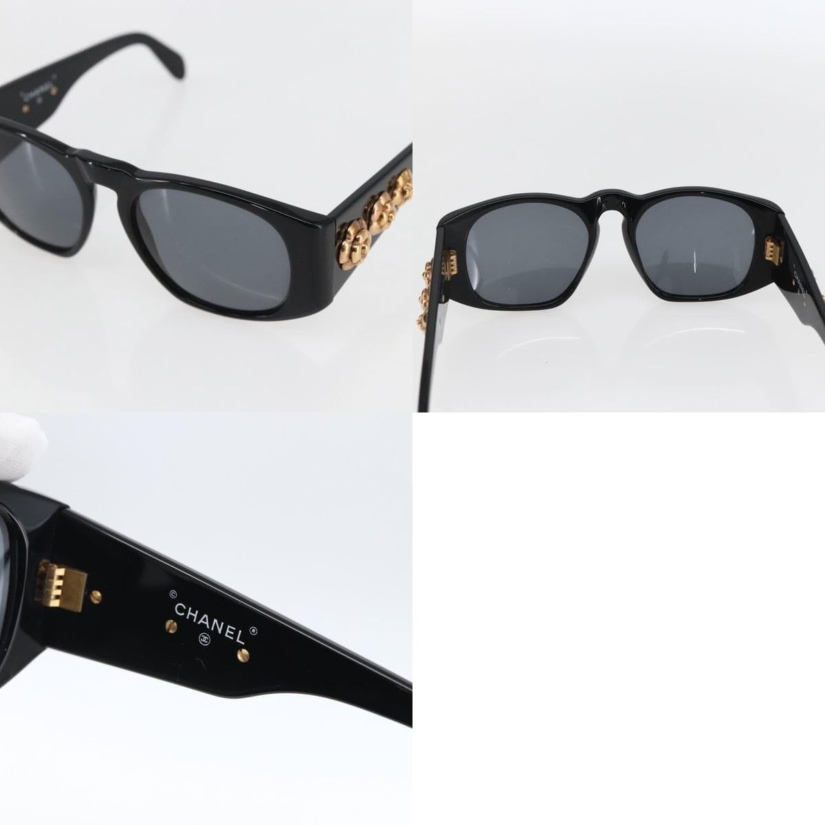 Chanel Chanel Camelia Sunglasses Size ONE SIZE - 4 Thumbnail