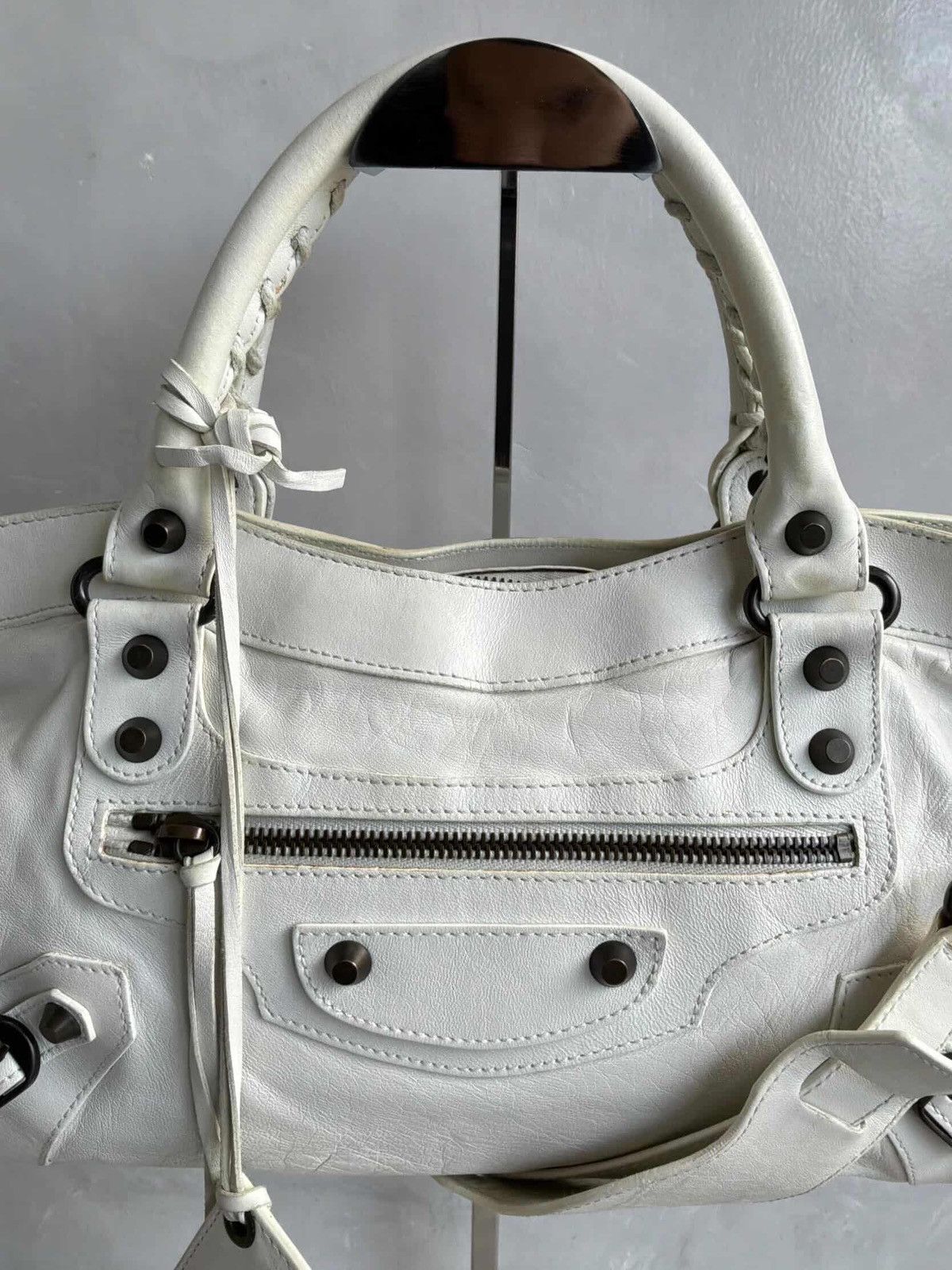Balenciaga Balenciaga - City ‘Le First’ Lambskin Leather Shoulder Bag Size ONE SIZE - 4 Thumbnail
