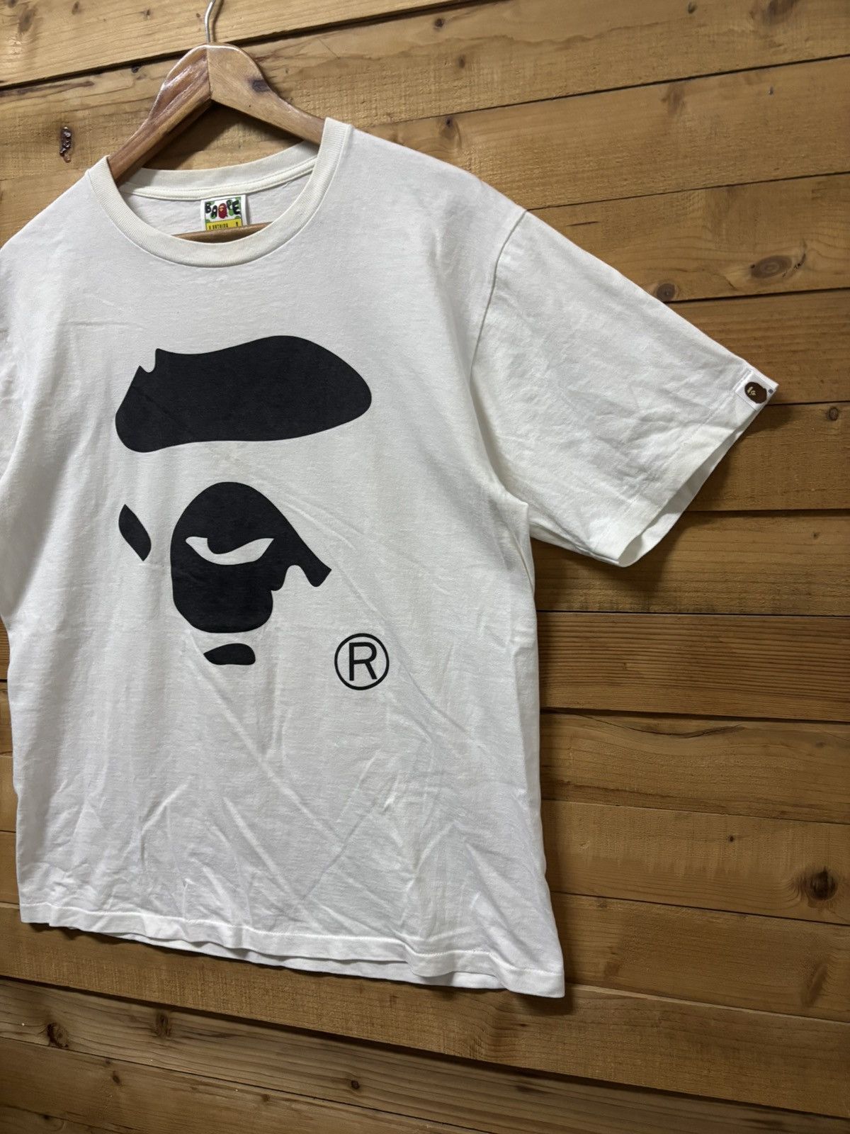 Bape Vintage a bathing ape big face tshirt Size US L / EU 52-54 / 3 - 3 Thumbnail