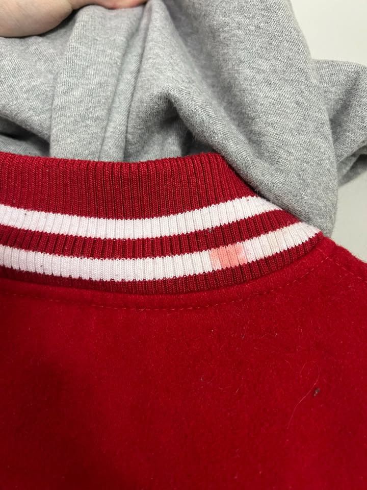True Religion True Religion Red Varsity Wool Jacket Detachable hood Size US XL / EU 56 / 4 - 4 Thumbnail