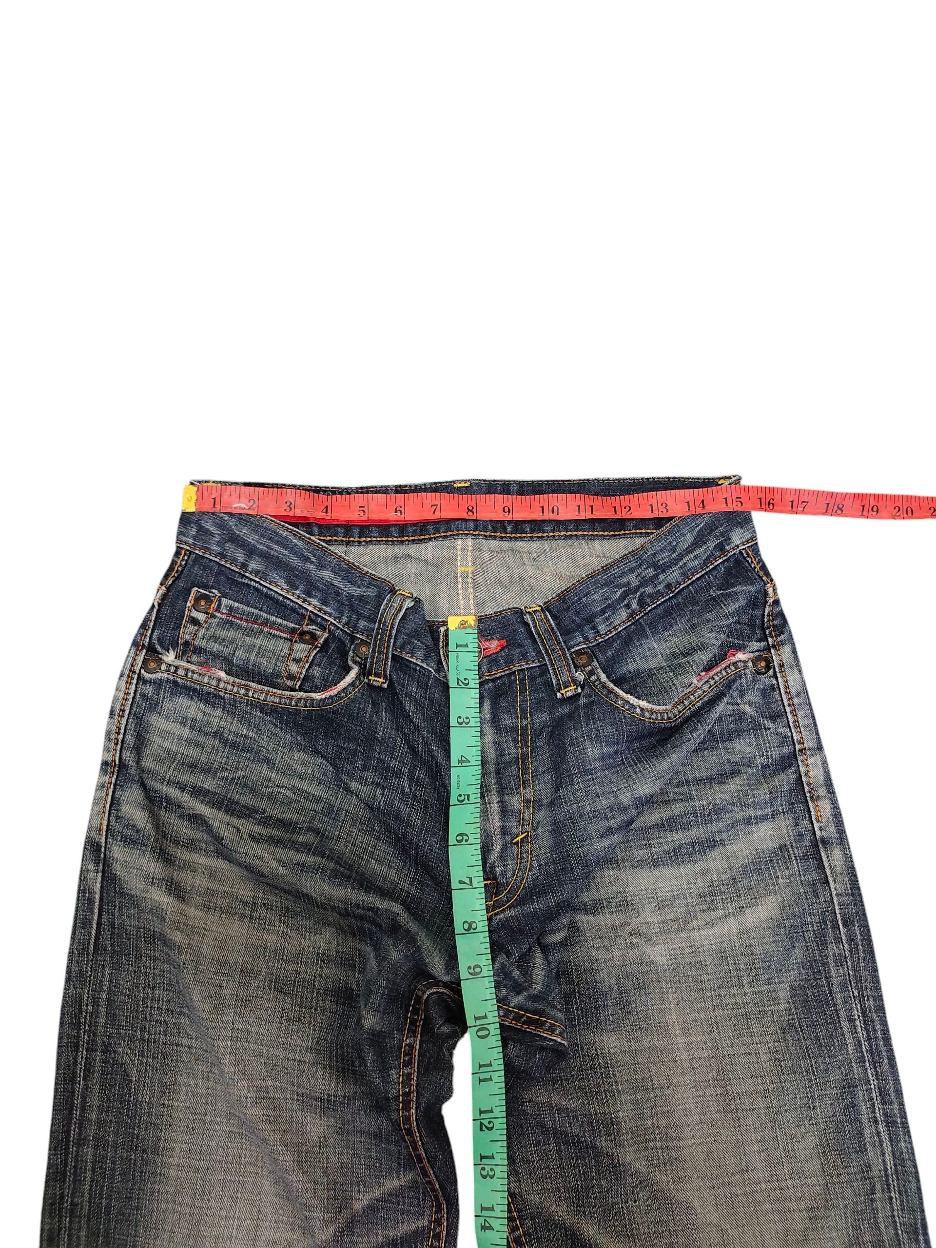 Comme des Garcons × Undercover Edwin 503 Regular Clawmark Distress Faded Denim Jeans Size US 31 - 14 Thumbnail
