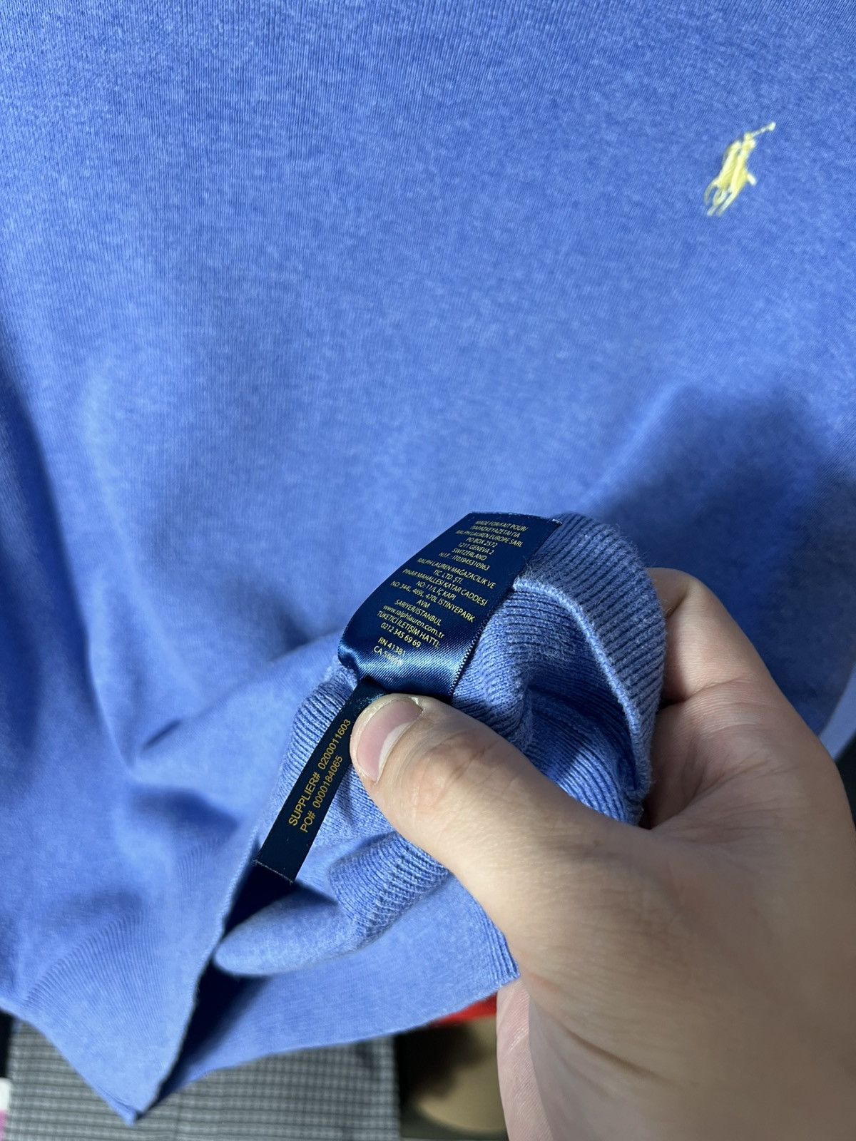 Polo Ralph Lauren 💙 Polo Ralph Lauren Crewneck Sweater Light Blue Size S Size US S / EU 44-46 / 1 - 7 Thumbnail