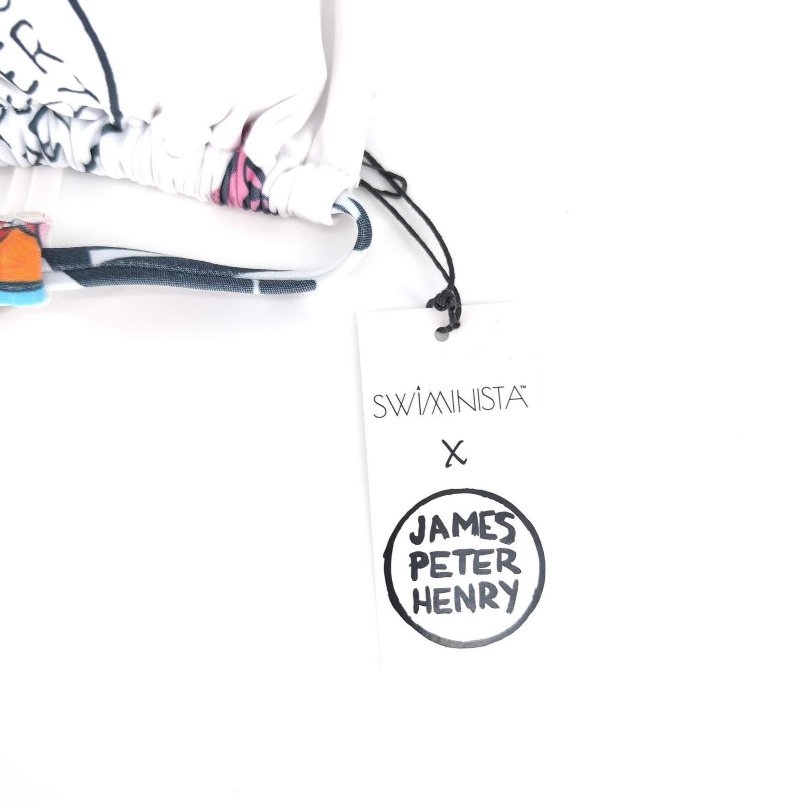 Other NWT Swiminista x JPH Art Toss Print Sexy Bikini Top -Size XS Size ONE SIZE - 7 Thumbnail