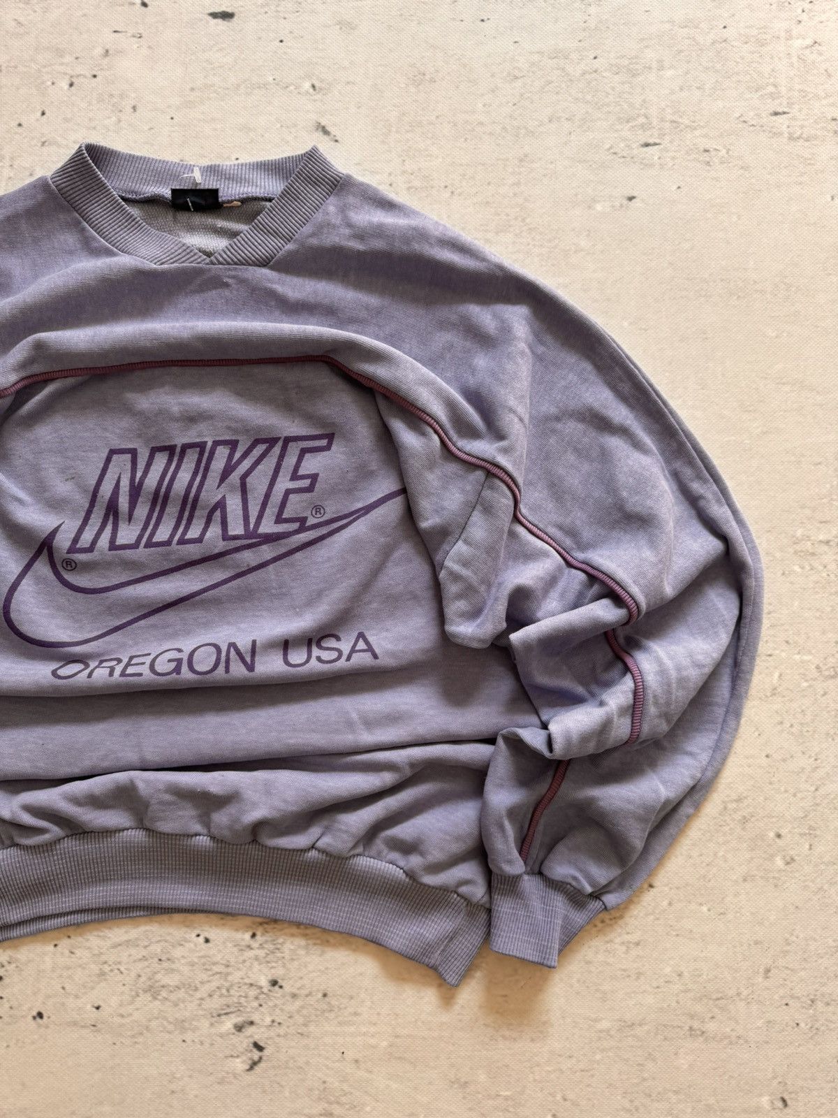 Nike × Vintage NIKE VINTAGE CENTER LOGO OVERSIZE BOXY SWEATSHIRT Size US XL / EU 56 / 4 - 3 Thumbnail